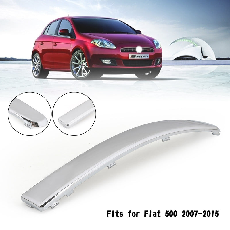 Chrome Right Front Bumper Lower Moulding Trim For Fiat 500 2007-2015