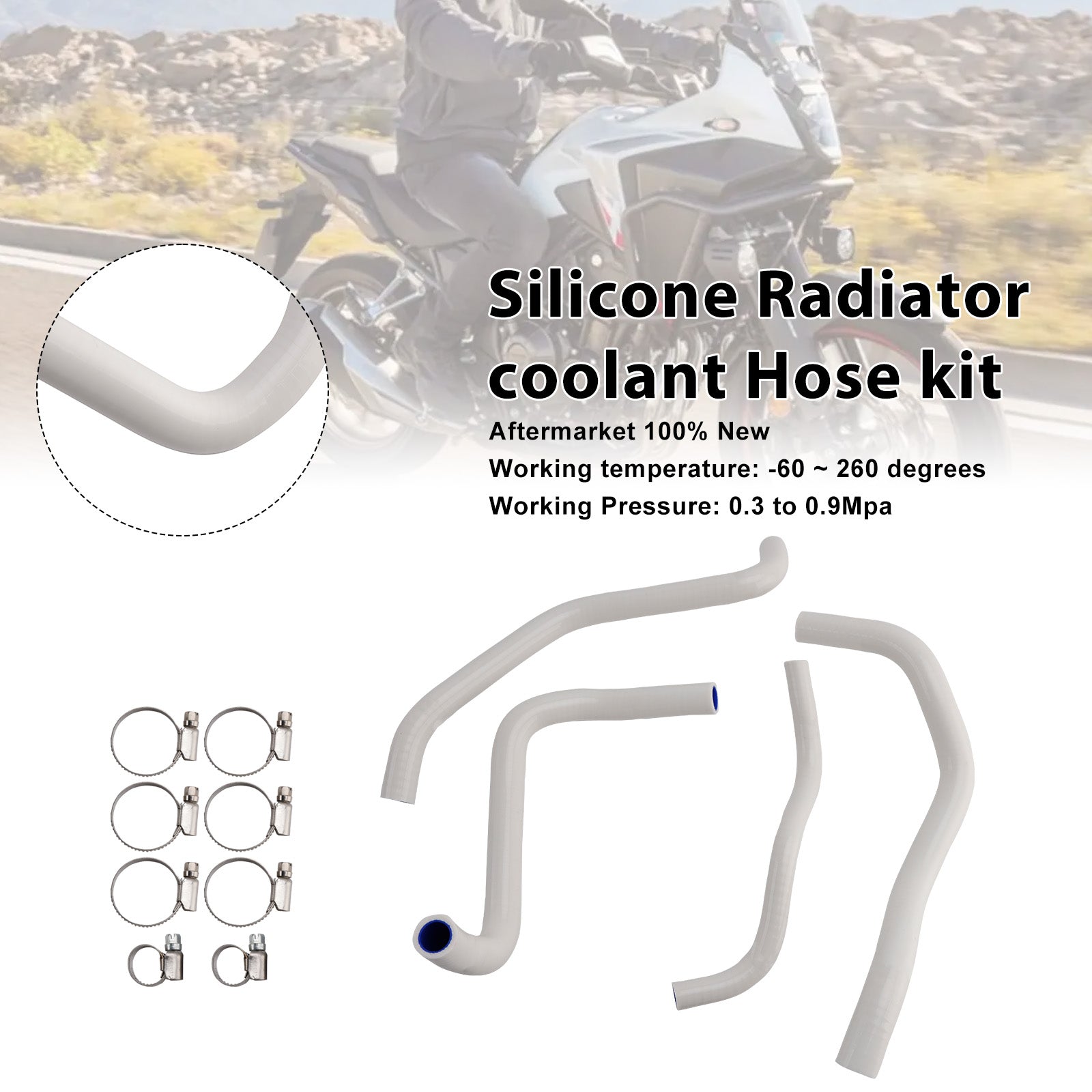 2024-2025 Honda CB500 Hornet Silicone Radiator coolant Hose