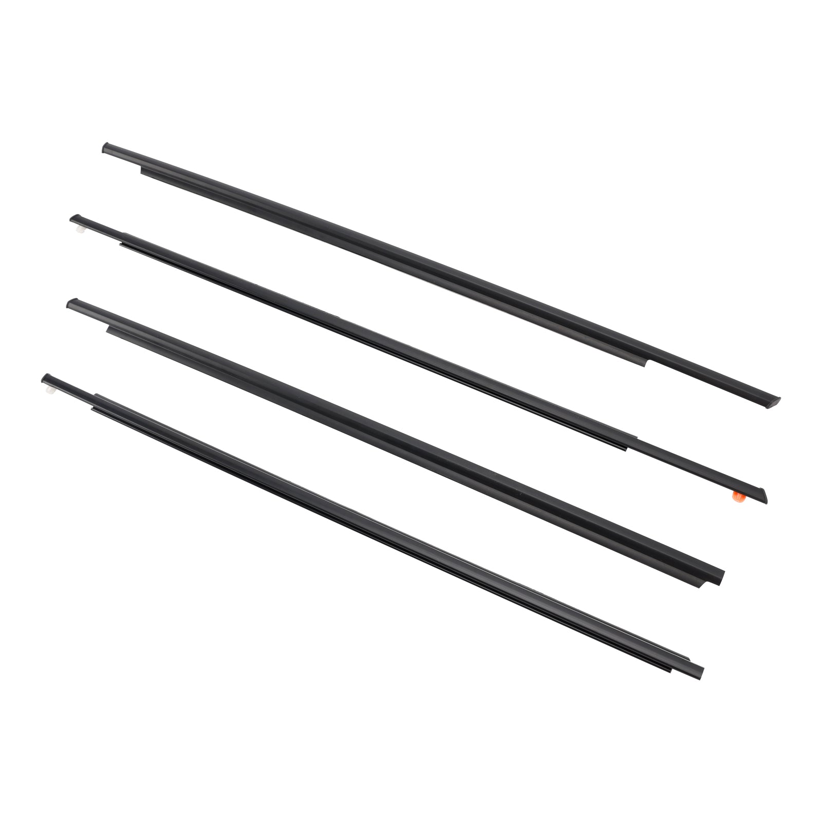 2004-2009 Toyota Prius 4PCS Door Glass Belt Outer Molding Weatherstrip