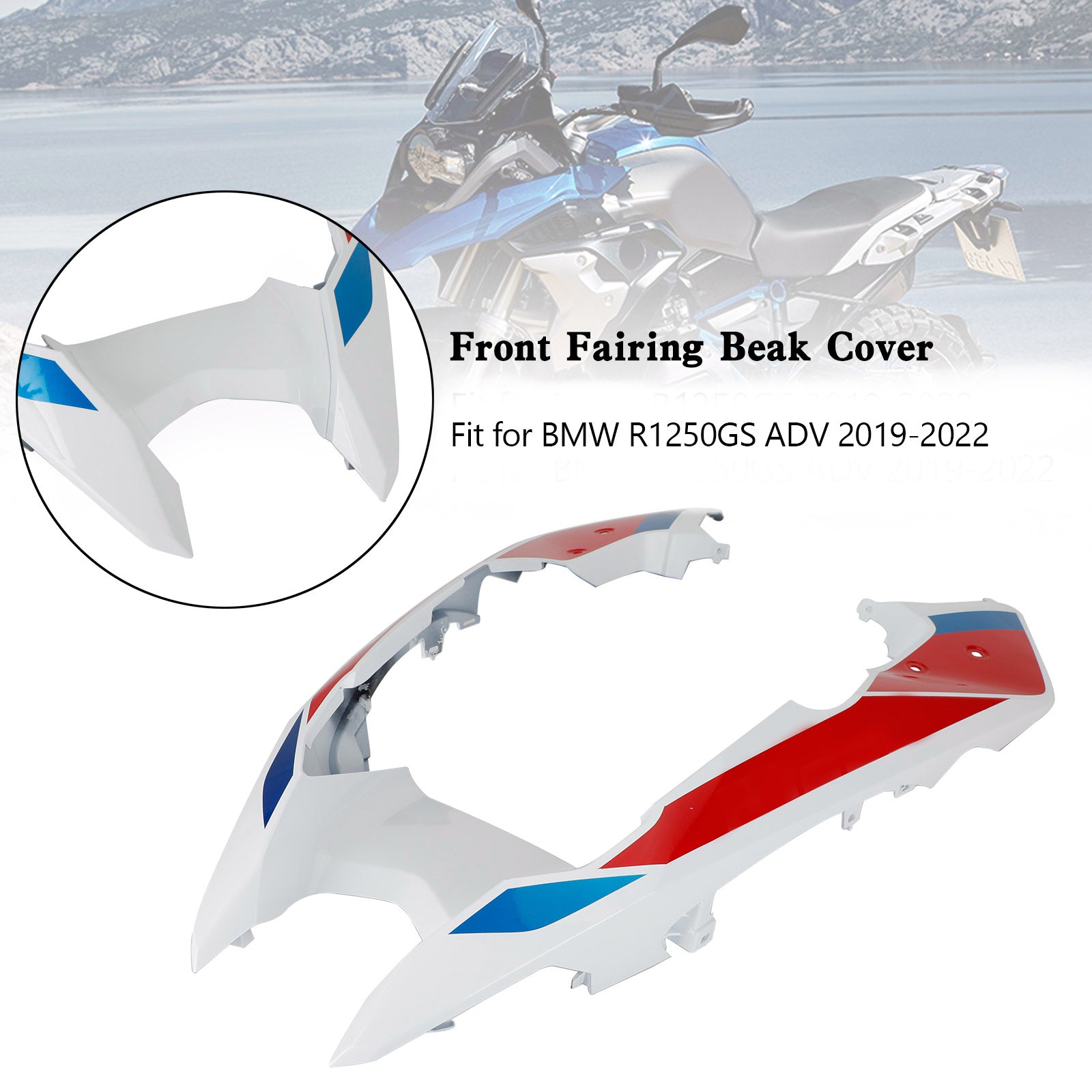 2019-2023 BMW R1250GS ADV Front Nose Fairing Beak Fender Cover