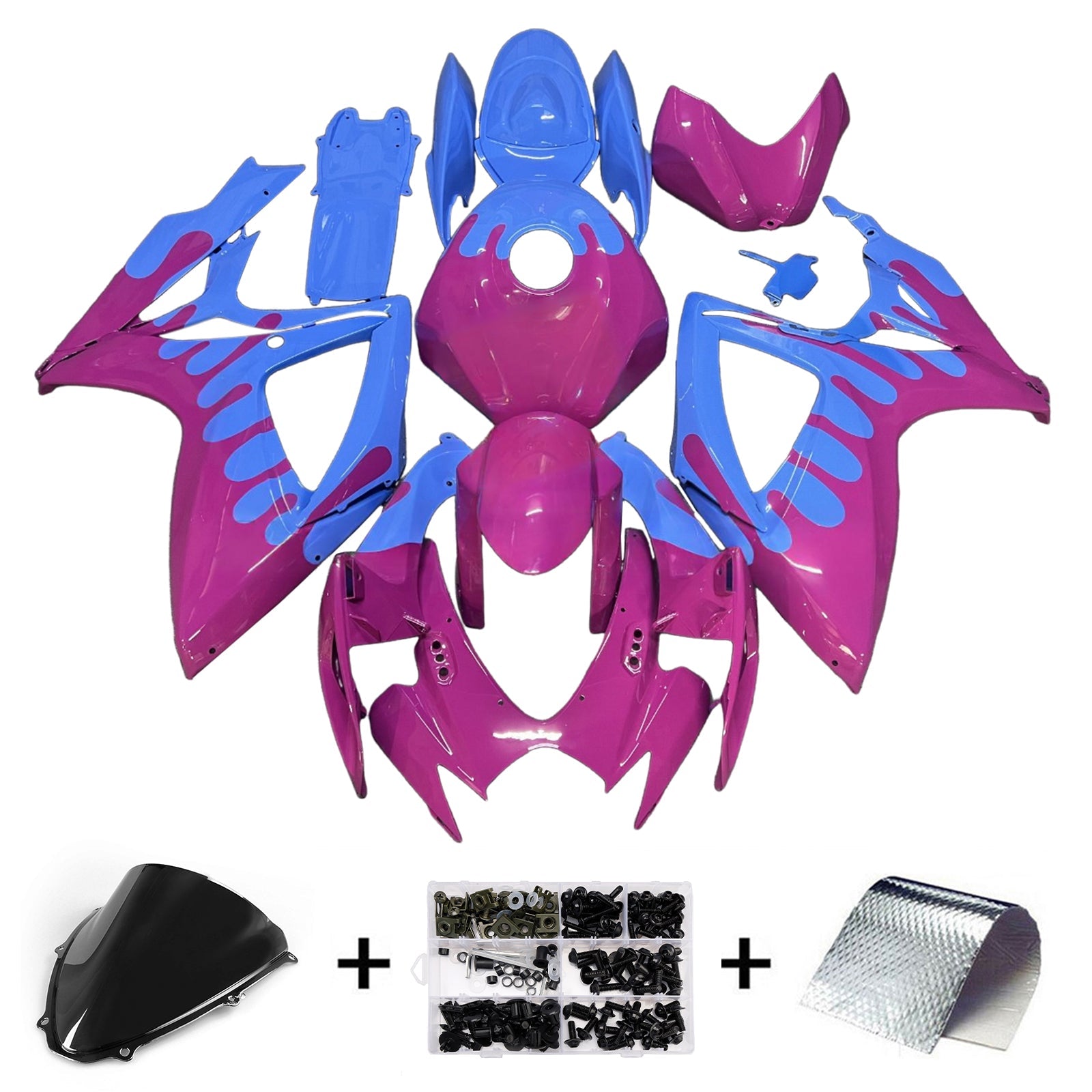Injection Fairing Kit Bodywork Plastic ABS For Suzuki GSXR 600/750 2006-2007 K6