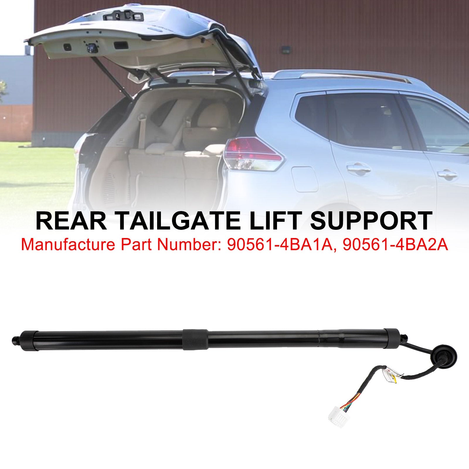2017-2019 Nissan Rogue SL Hybrid Sport Utility 4-Door 2.0L Rear Tailgate Power Hatch Lift Support W/ Opener 90561-4BA4A