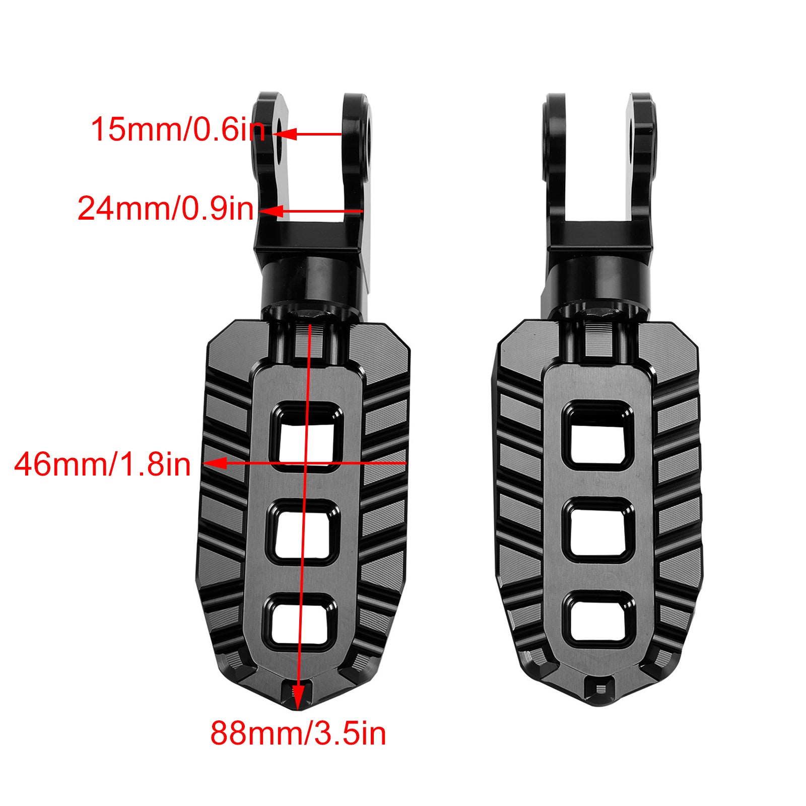 Front Footrests Foot Pegs fit for HONDA Rebel 250 300 500 CM 500/300/250 2017-2024