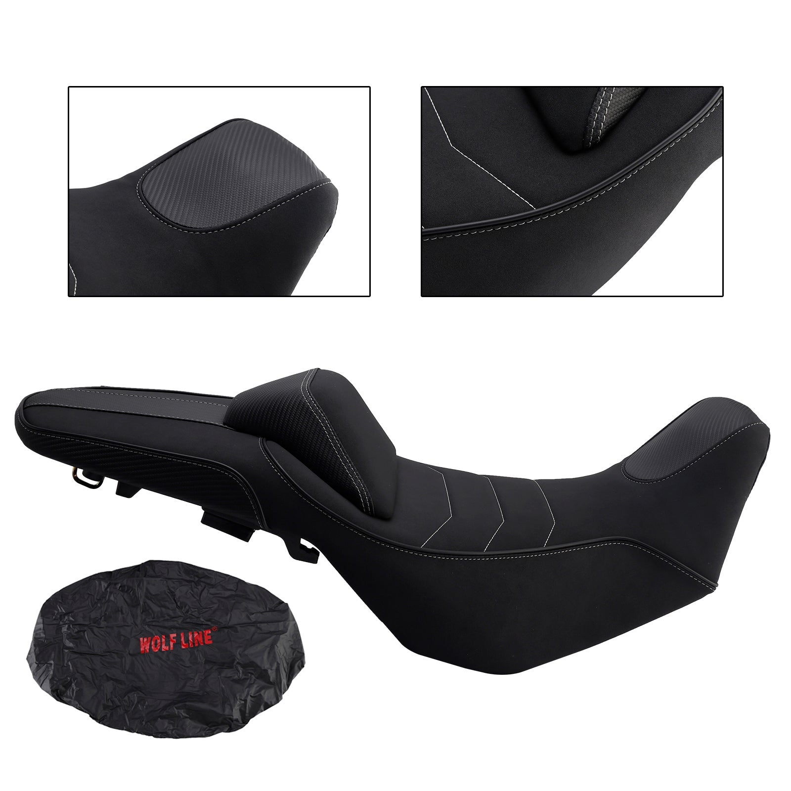 2024-2025 Honda Nx400 Nx500 Complete Cushion Rider Passenger Seat Black Fits For