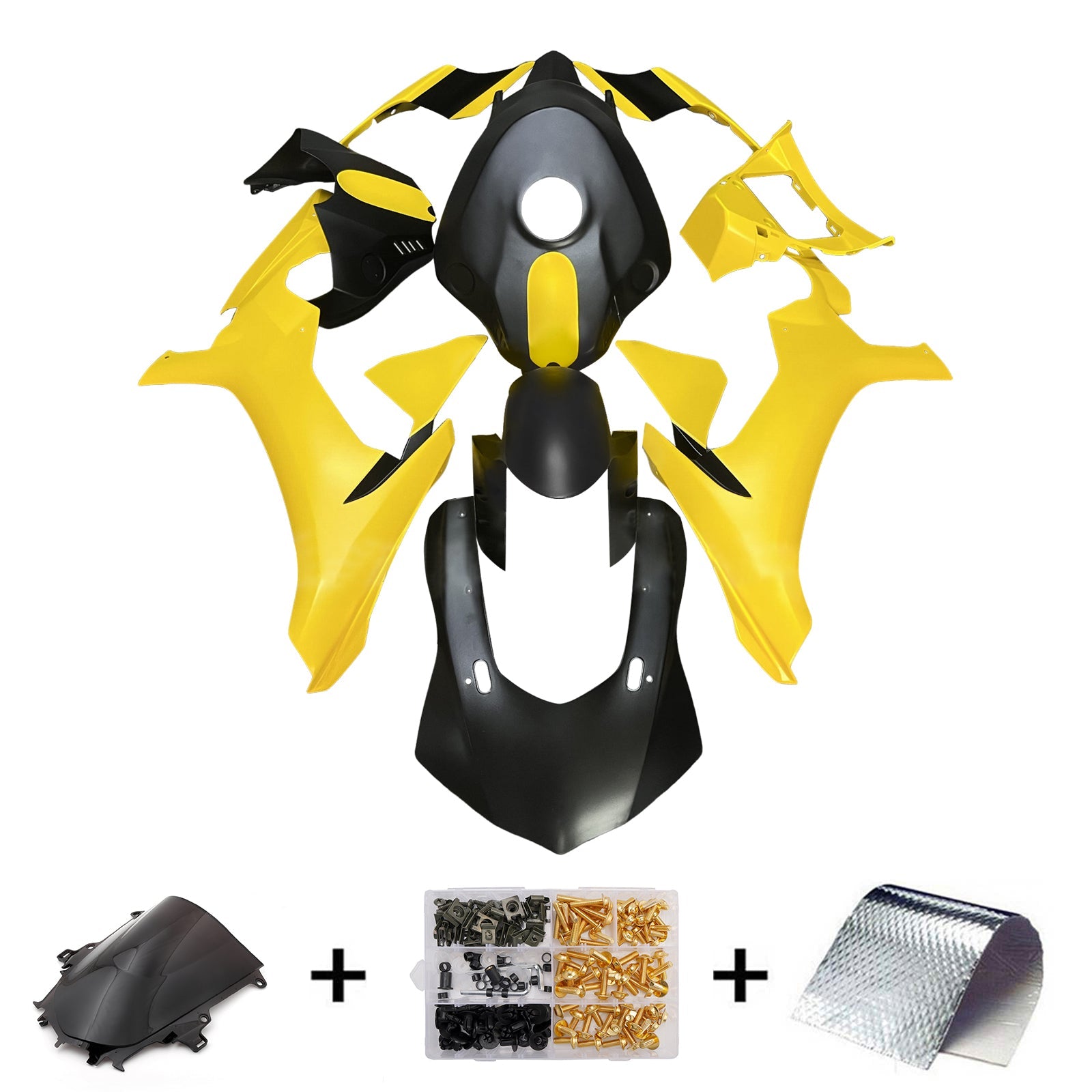 Injection Fairing Kit Bodywork Plastic ABS For Yamaha YZFR1 YZF-R1 2015-2019