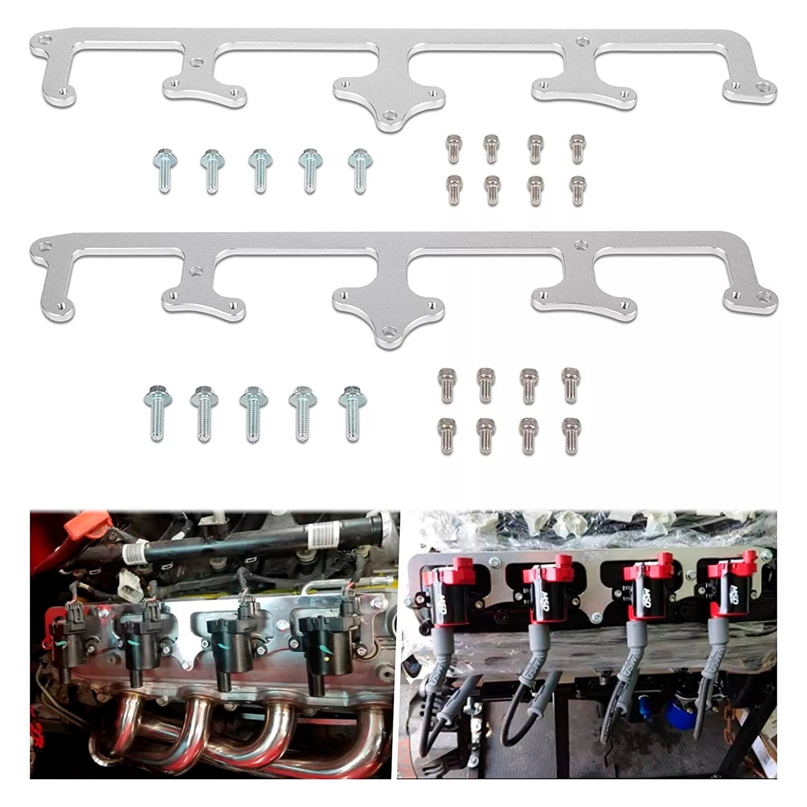 5.3L LS Truck Side Bolt Coil Brackets Mount Valve Cover 19005218 D585 LSX Swap