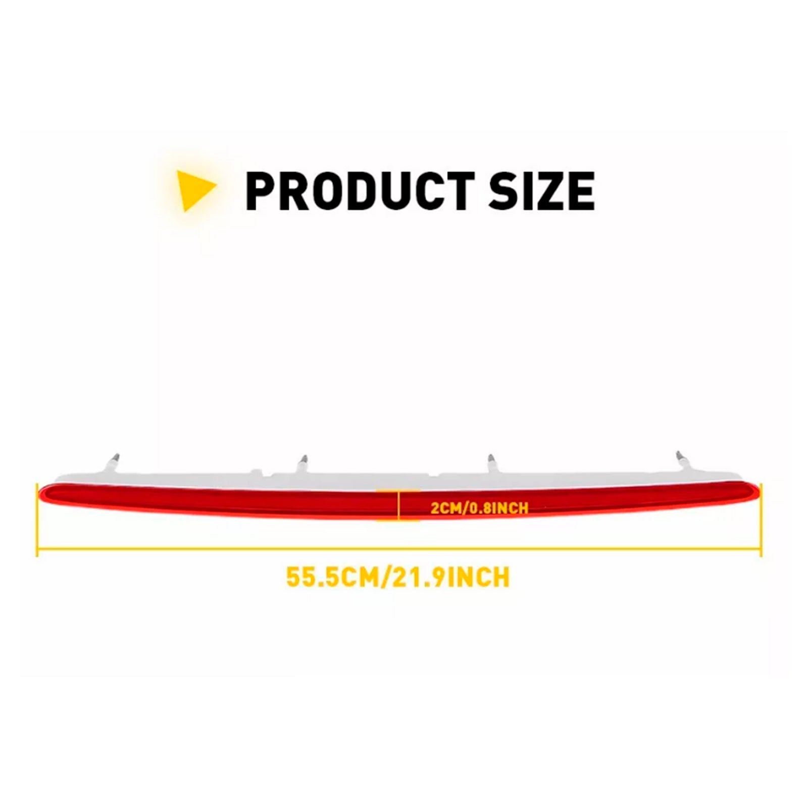 Red Third Brake Stop Light 63257164978 For BMW 1 Series 128i 135i M E82 E88