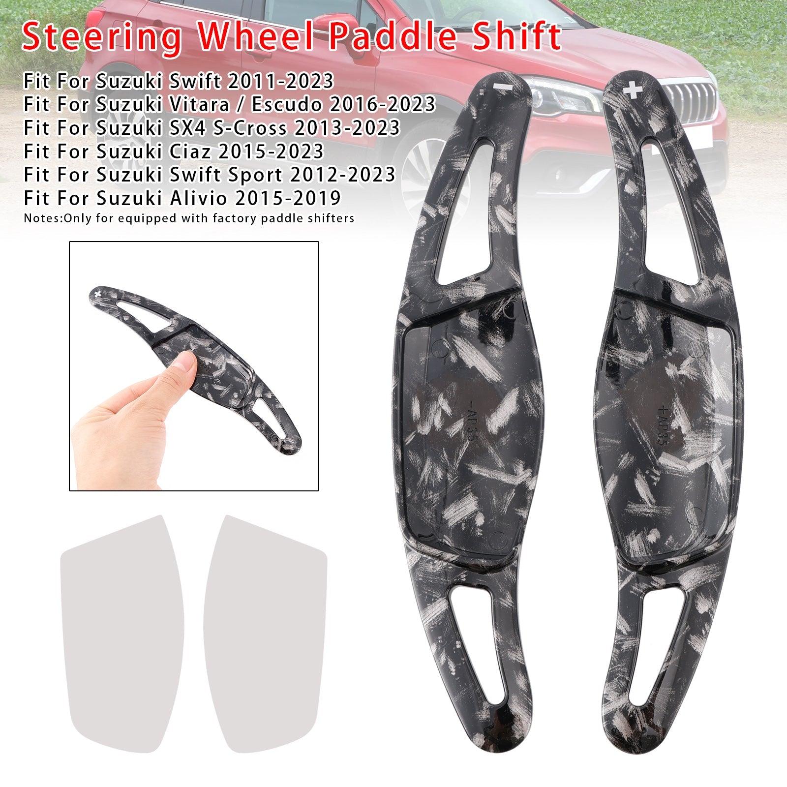 Steering Wheel Paddle Shifter Extension For Suzuki Swift Vitara
