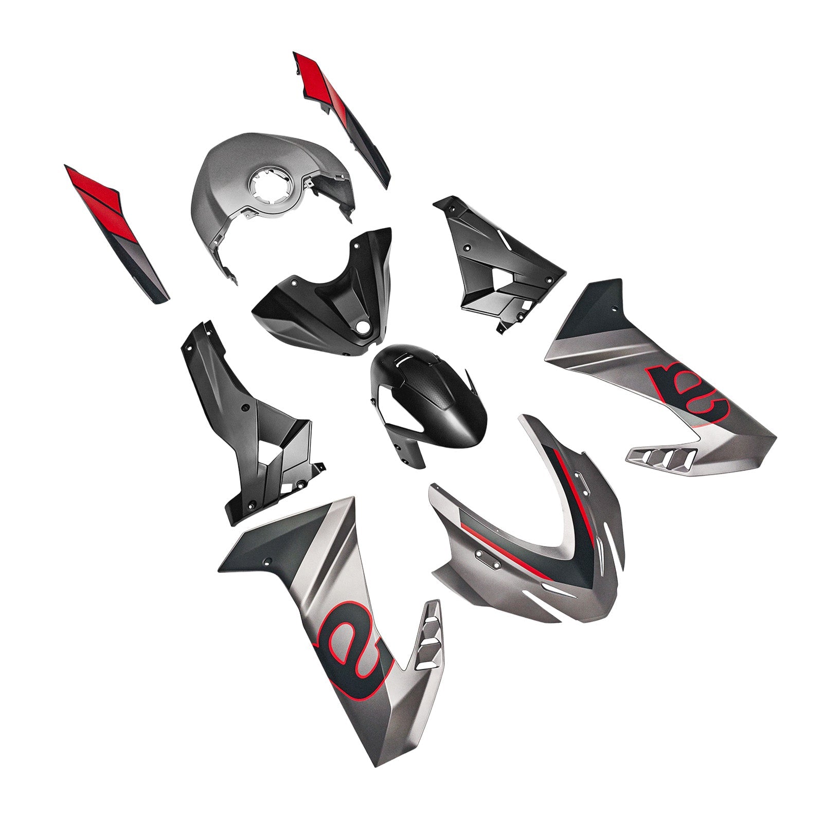 Injection ABS Plastic Bodywork Fairing Kit for Aprilia RS457 2024-2025 10#