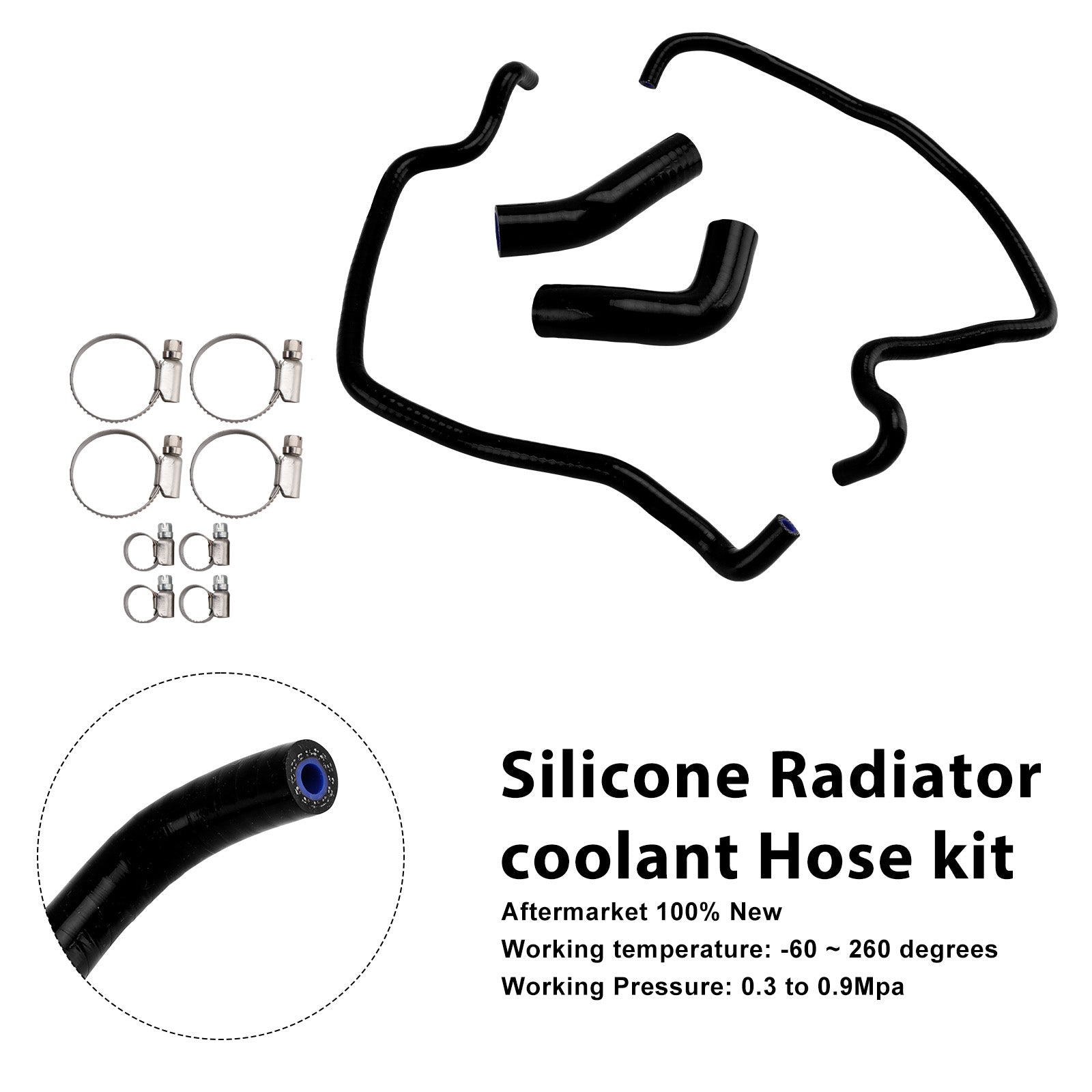 2019-2024 Rocket 3 Silicone Radiator coolant Hose kit