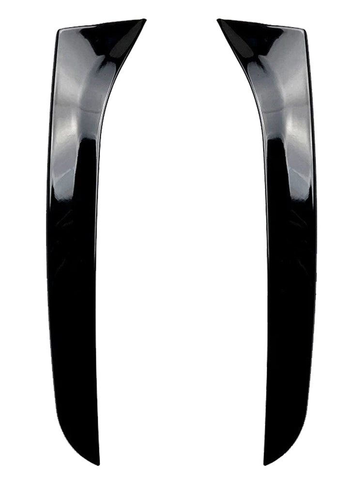 Gloss Black Pair Rear Window Side Wing Spoiler For VW Passat B7 Wagon 11-15