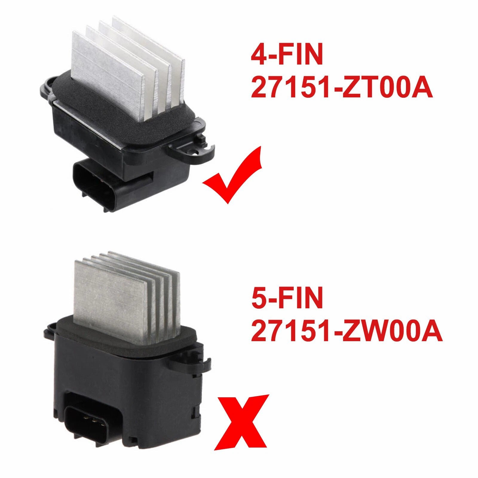 HVAC Heater Blower Regulator Resistor 27151ZT00A For Nissan Armada 2005-2008