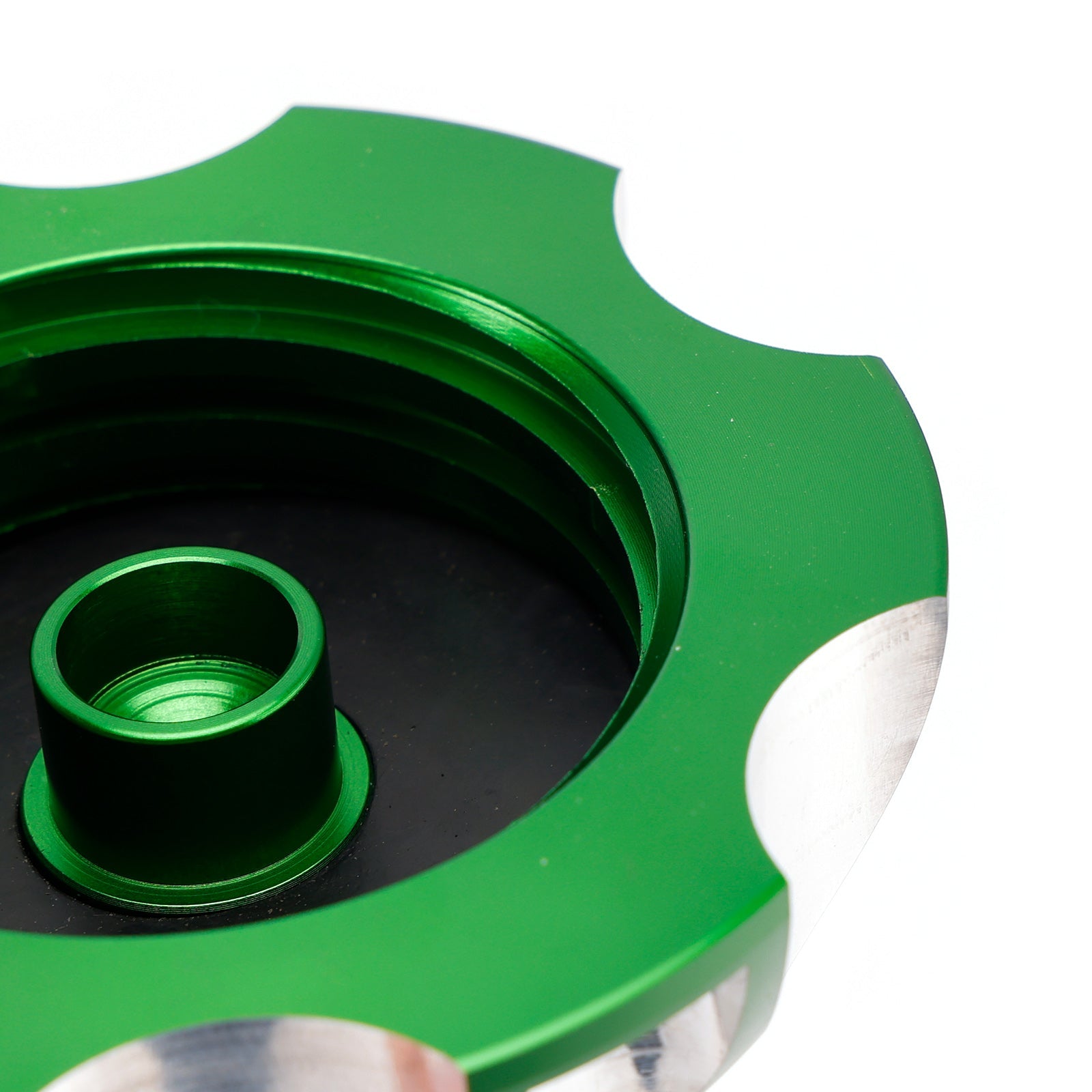 Aluminum Fuel Tank Cap w/Vent Green For Kawasaki KX65 KX85 KX100 KX125 2000-2013