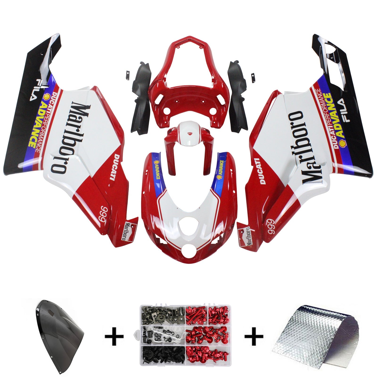 Ducati 999 749 2005 2006 Fairing Kit Bodywork ABS