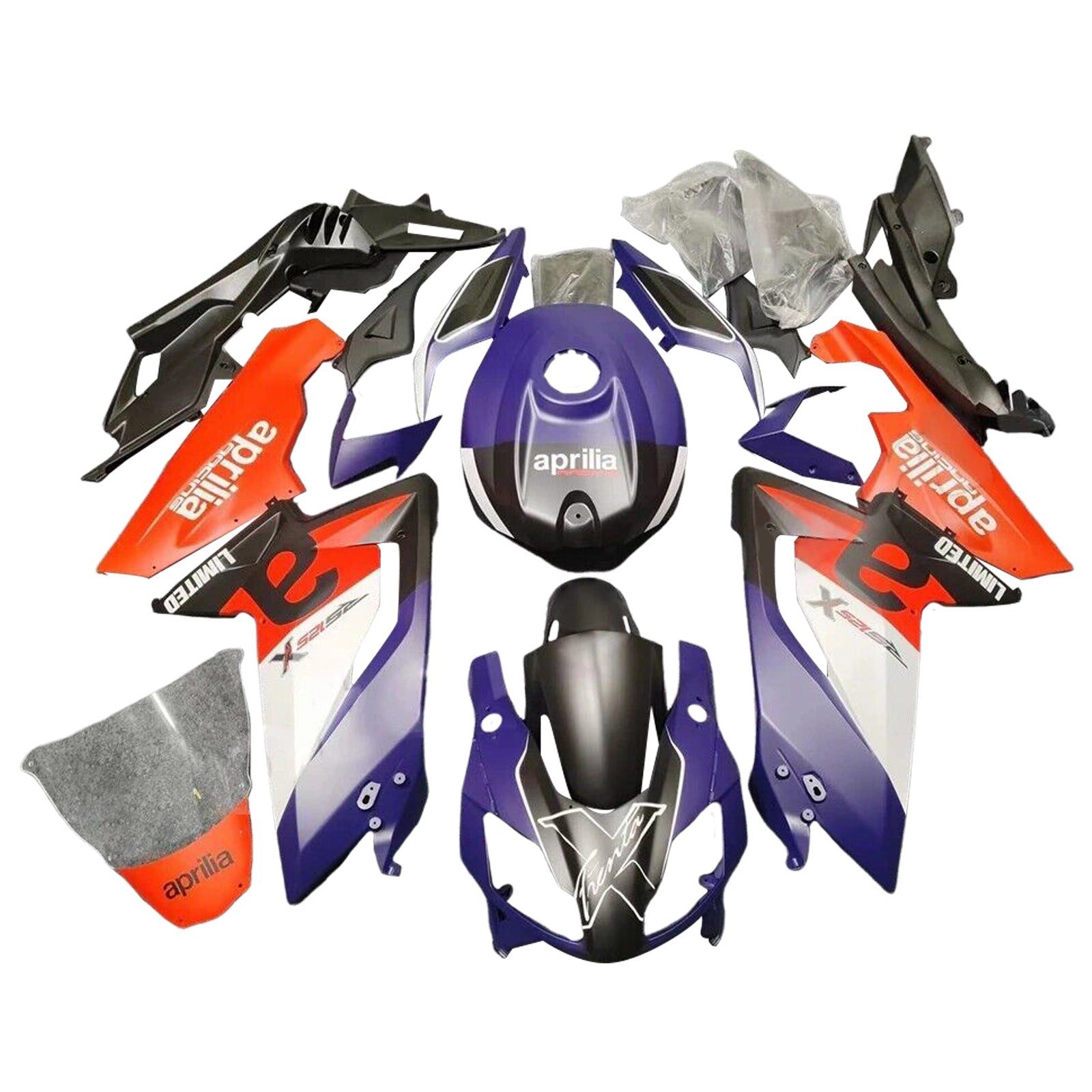 Amotopart Aprilia RS125 2006-2011 Fairing Kit Bodywork Plastic ABS