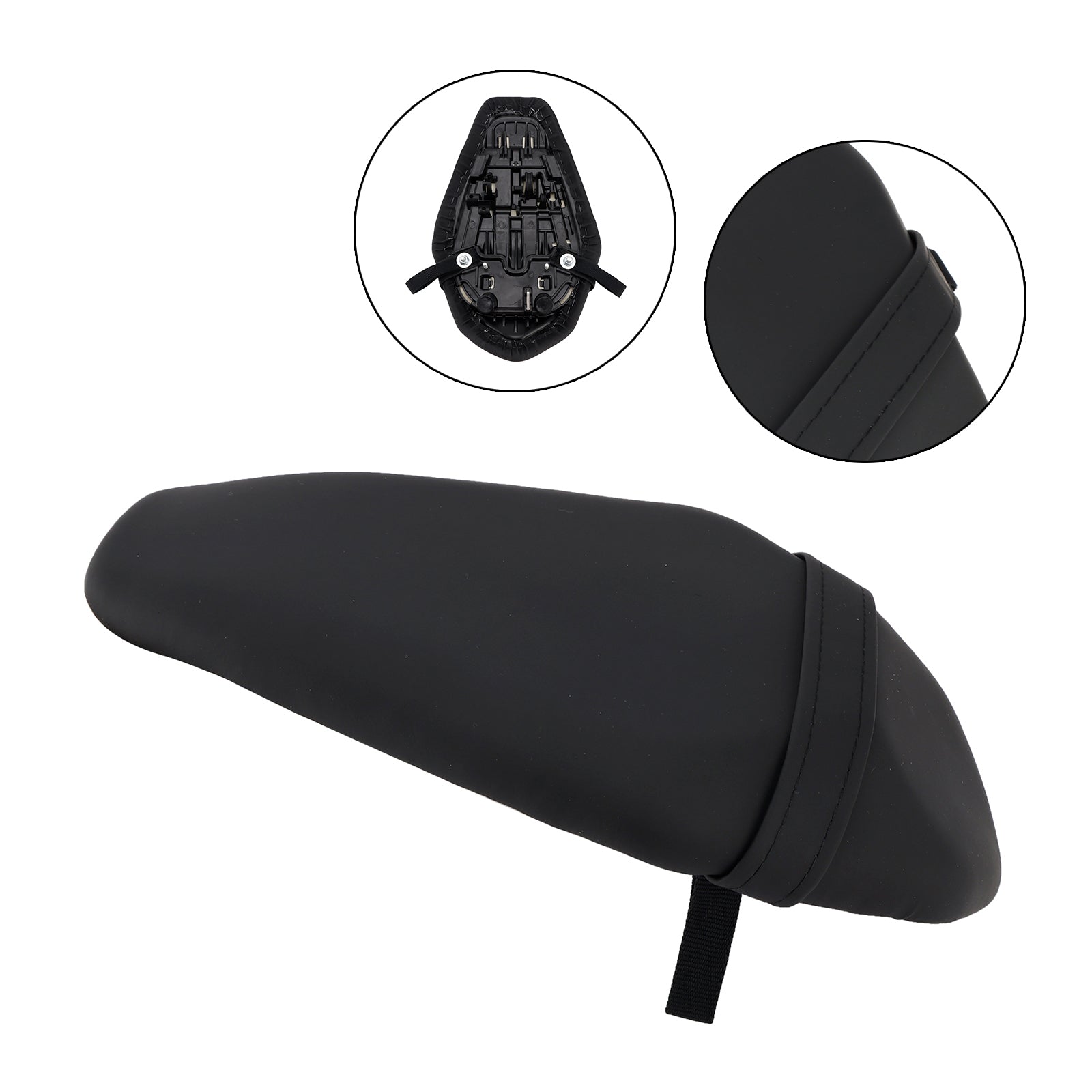 2019-2025 Kawasaki Ninja Zx-6R Rear Seat Passenger Cushion Flat Fit Blackc