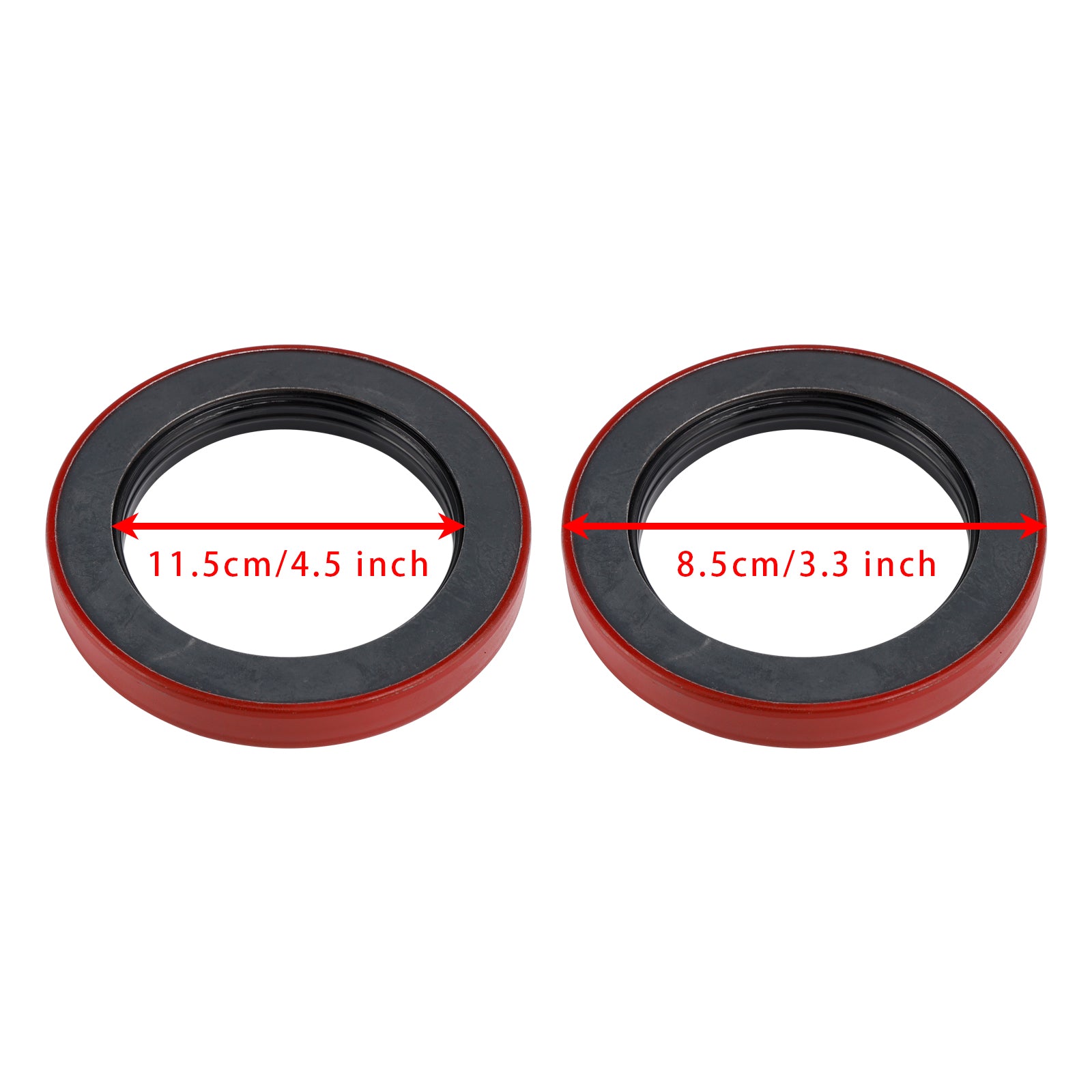 4PCS Oil Seal 3.125" X 4.506" Per Dexter 010-056-00 10K 12K Heavy Duty 15K