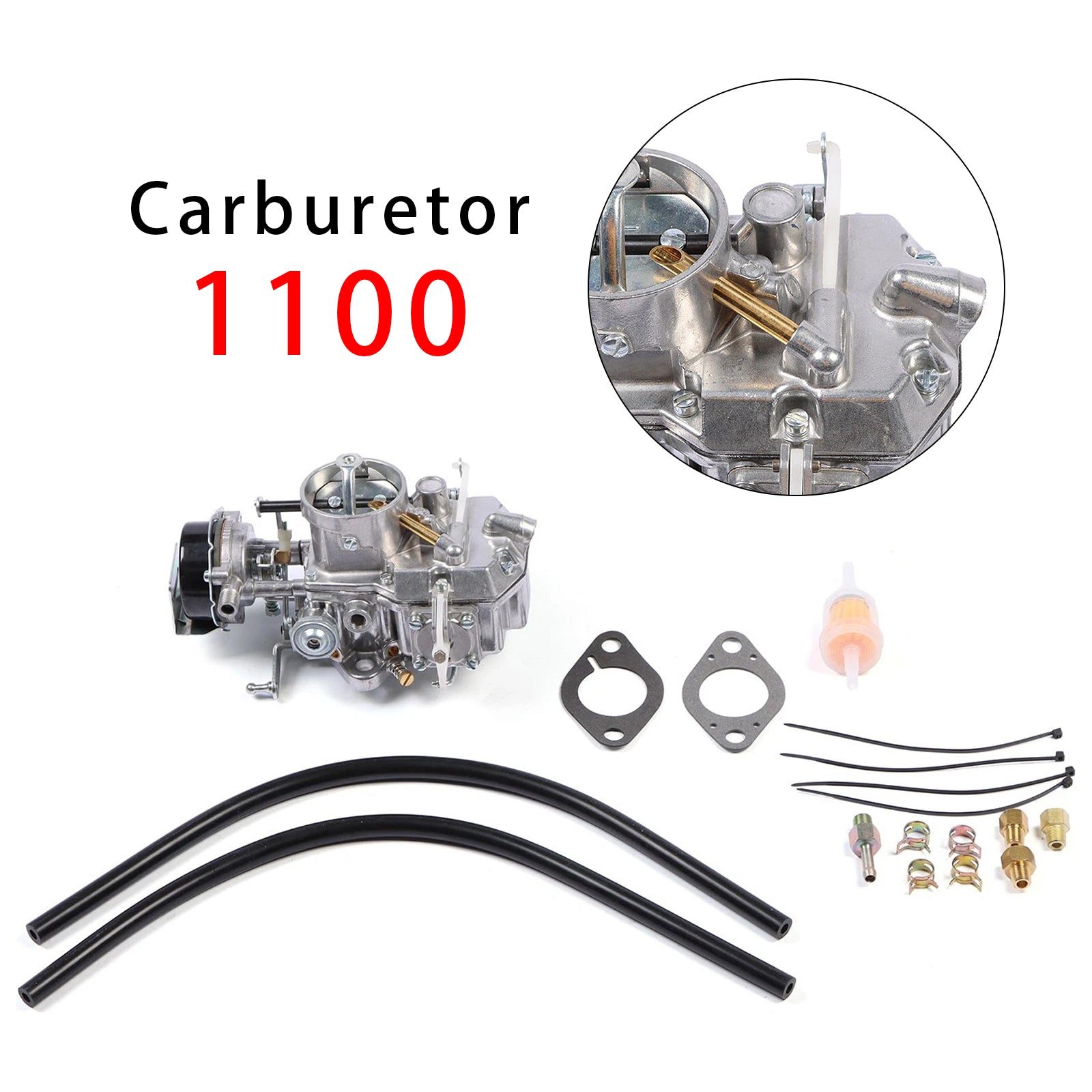 Autolite 1100 Carburetor For Ford Mustang Falcon 1963-1969 6 cyl 170/200 Engines