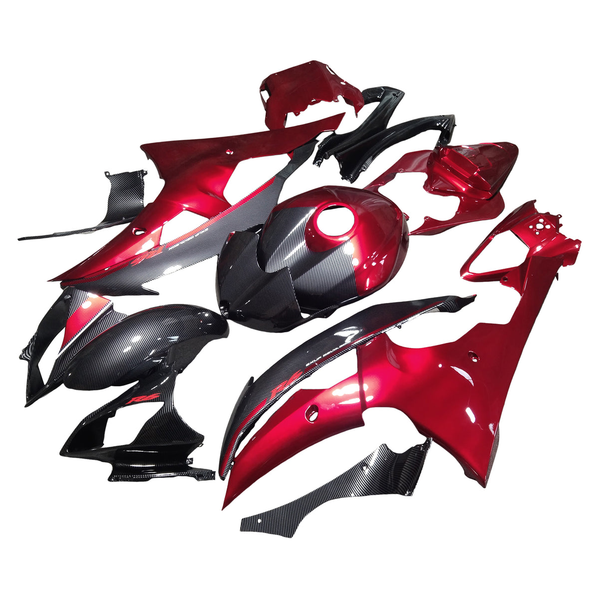Injection Fairing Kit Bodywork Plastic ABS For Yamaha YZFR6 YZF-R6 2008-2016