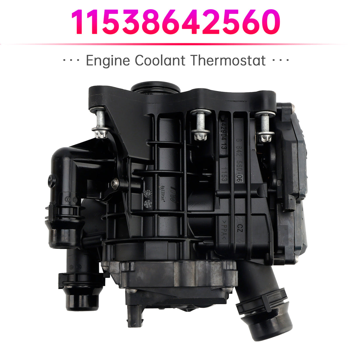 10/2017-12/2019 BMW G20 G30 330 530 X1 X3 Z4 2.0L Engine Coolant Thermostat 11538642560
