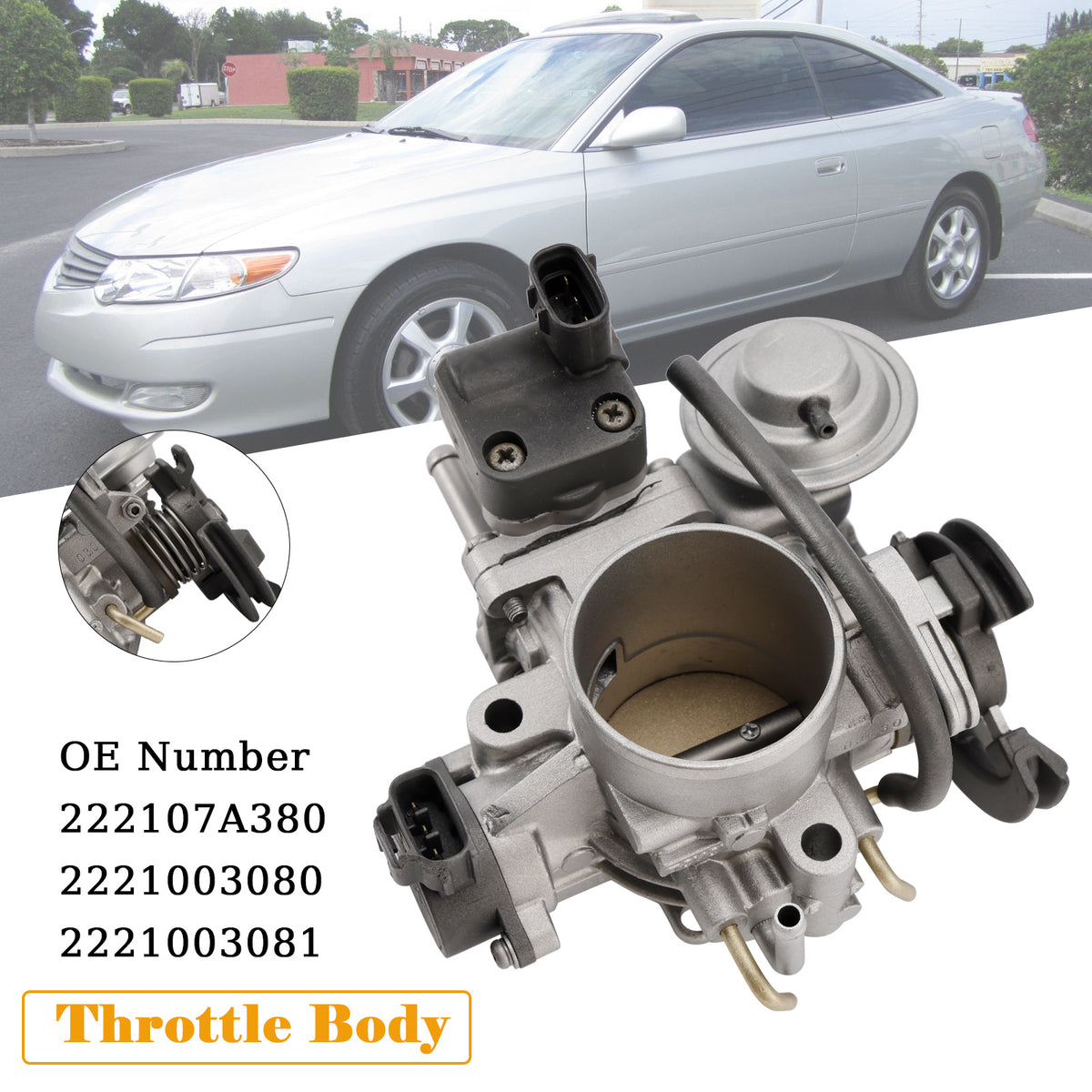 Throttle Body 22210-03080 For Toyota Camry Solara MCV20 SXV20 1998-2001