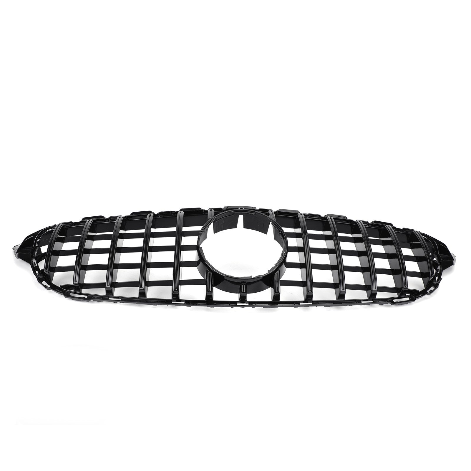 2015-2018 Mercedes Benz C-Class W205 C205 A205 C200 250 300 350 C43 GTR Style Front Bumper Grill Replacement Black Grille