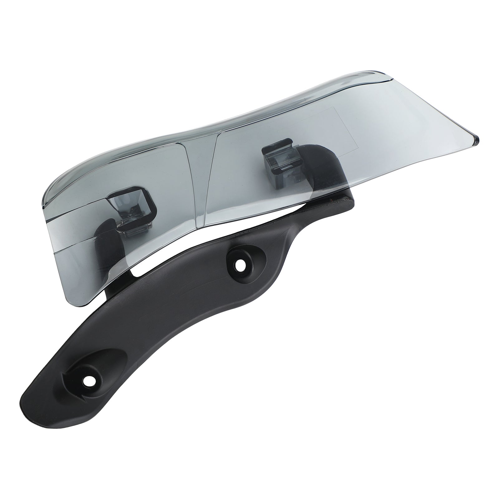 Adjustable Upper Fairing Side Wind Air Deflector For Road Glide 2015-2023 Generic Black Smoke