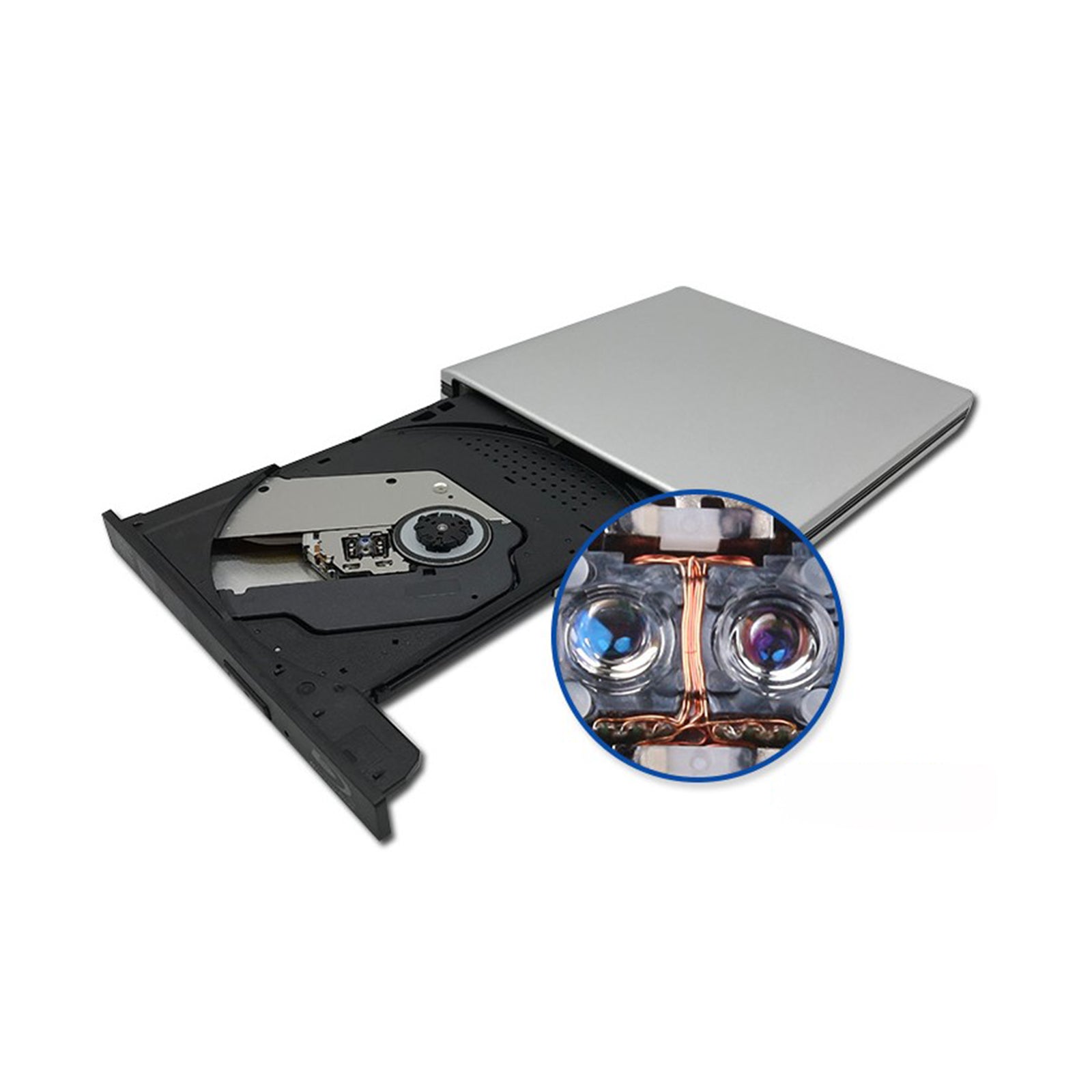 4K Genuine Bluray Burner External USB 3.0 Player BD DVD CD Recorder Cable Drive