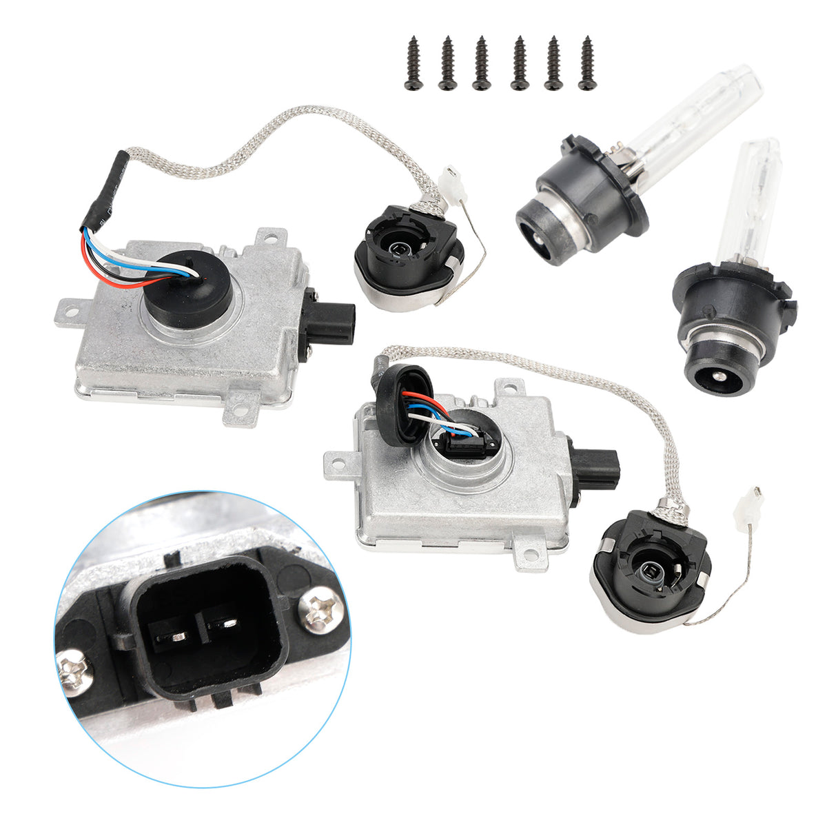 2x Xenon HID 헤드 라이트 밸러스트 및 점화기 및 D2 전구 용 Acura TSX ILX MDX RDX