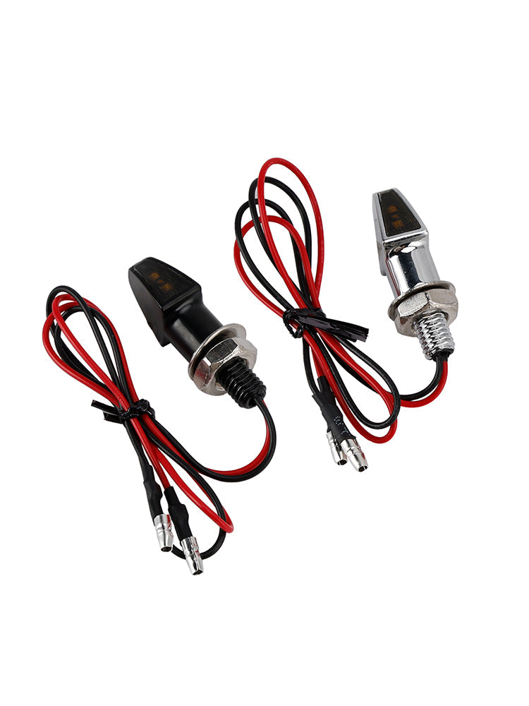 12V LED Turn Signal Indicator Light 8mm Universal Motorcycle For Yamaha