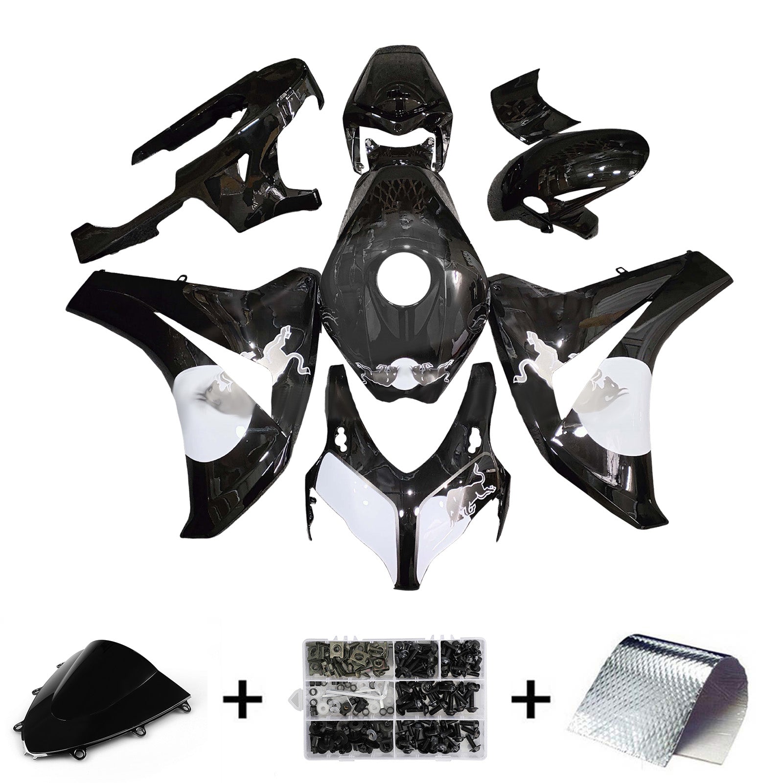 Injection Fairing Kit Bodywork Plastic ABS For Honda CBR1000RR 2008-2011
