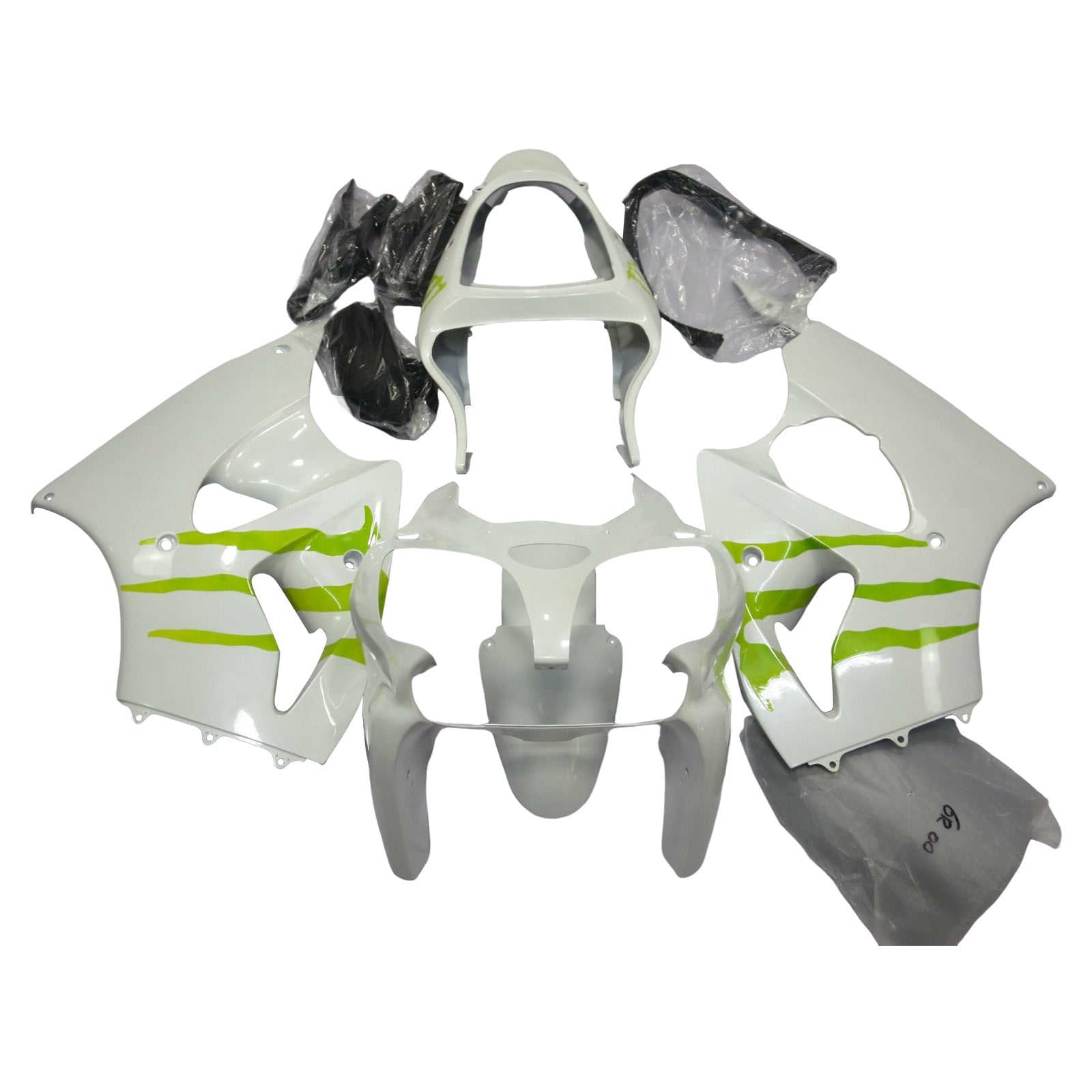 Injection Fairing Kit Bodywork For Kawasaki ZX6R 636 2000-2002 ZZR600 2005-2008