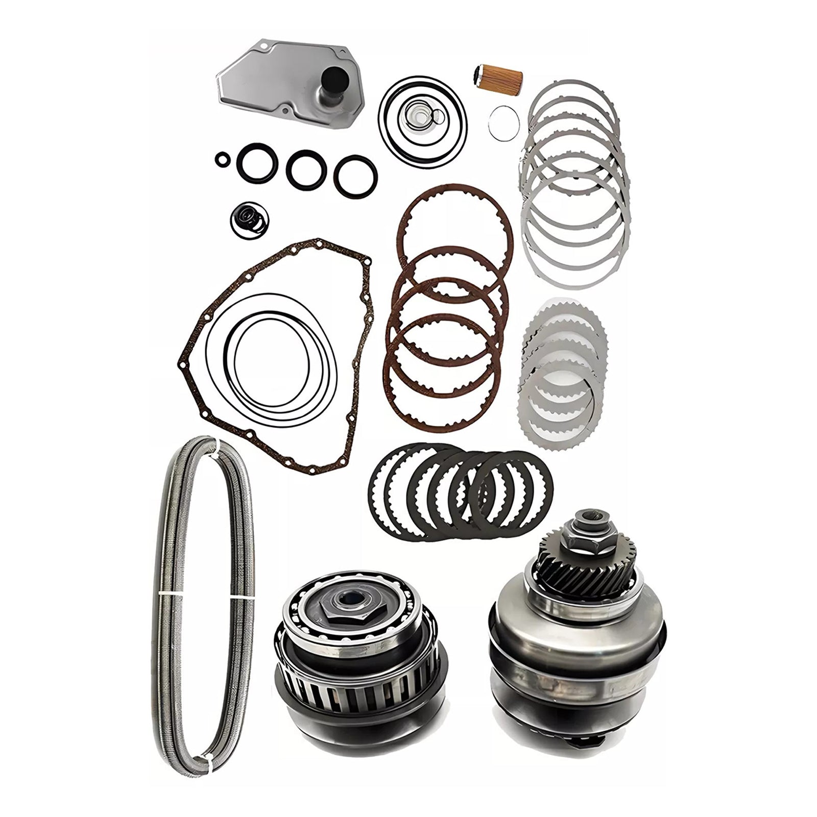 2013-2015 Nissan SENTRA L4 1.8L Transmission Master Rebuild Kit & Pulley Set W/ Belt JF015E RE0F11A