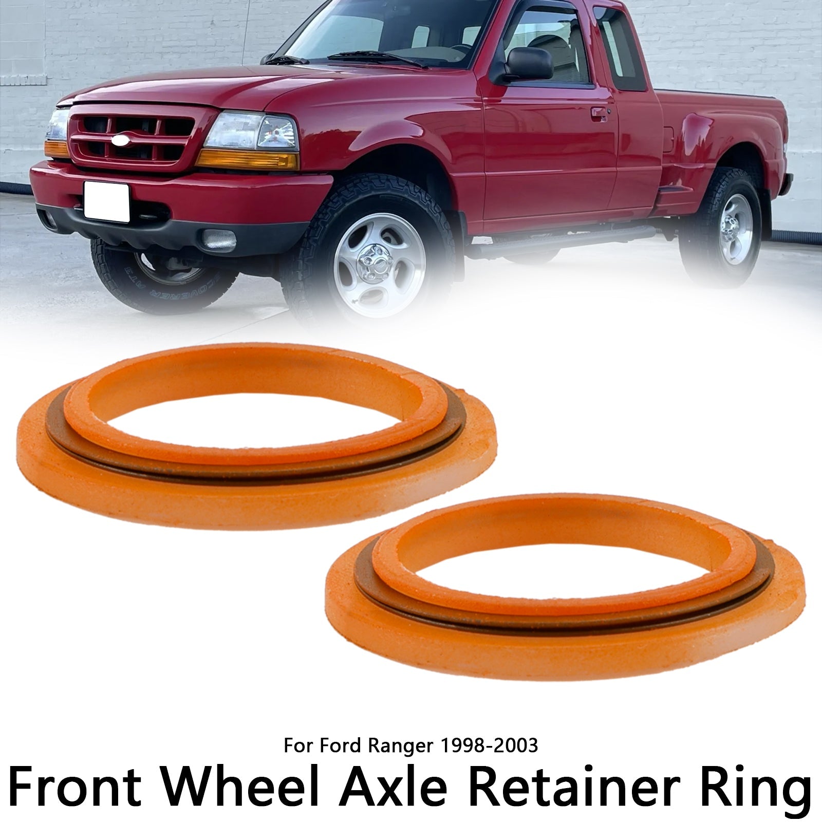 1998-2003 Ford Ranger 2PCS Front Wheel Axle Retainer Ring F87Z-3B457-AA Generic