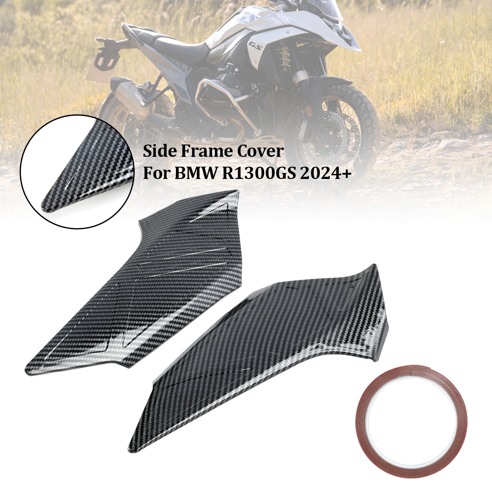 Side Frame Panel Guard Protector Fairings Cover For For BMW R1300GS 2024+