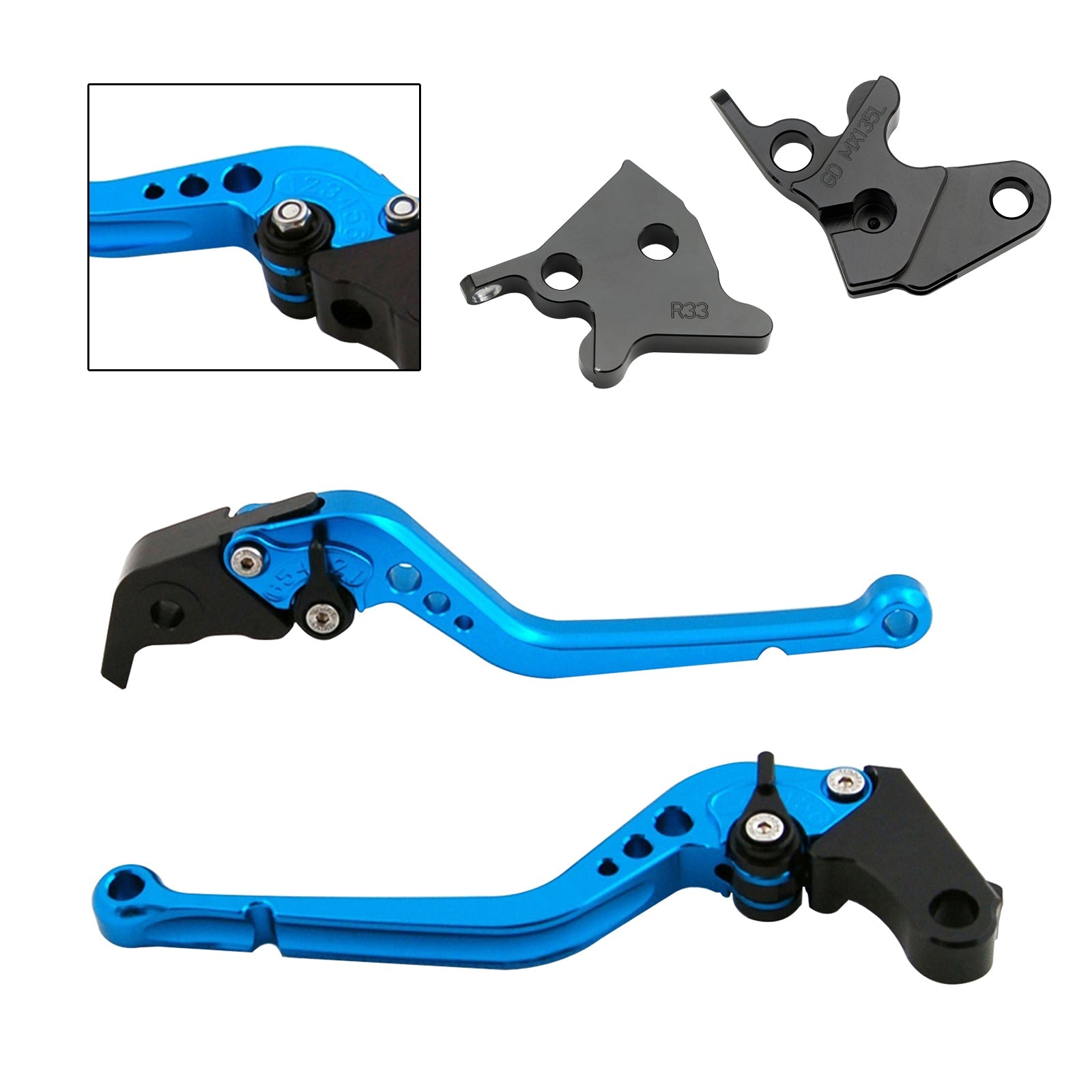 2005-2014 야마하 YBR125 롱 클러치 브레이크 레버