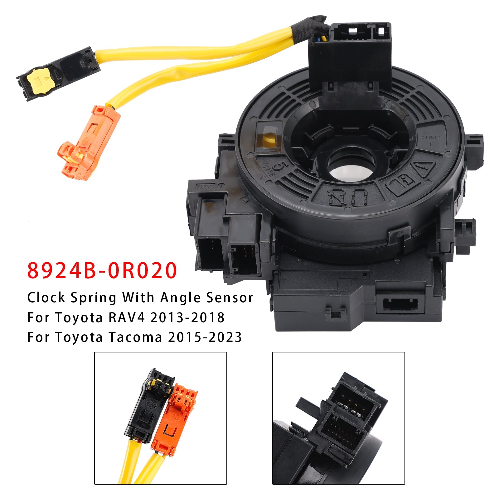 Clock Spring With Angle Sensor 8924B-0R020 For Toyota Tacoma RAV4 2017-2023