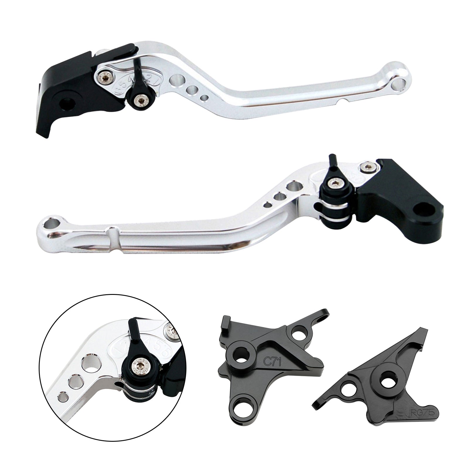 Long Clutch Brake Lever fit for BMW R NINE T /PURE/RACER 2017-2023