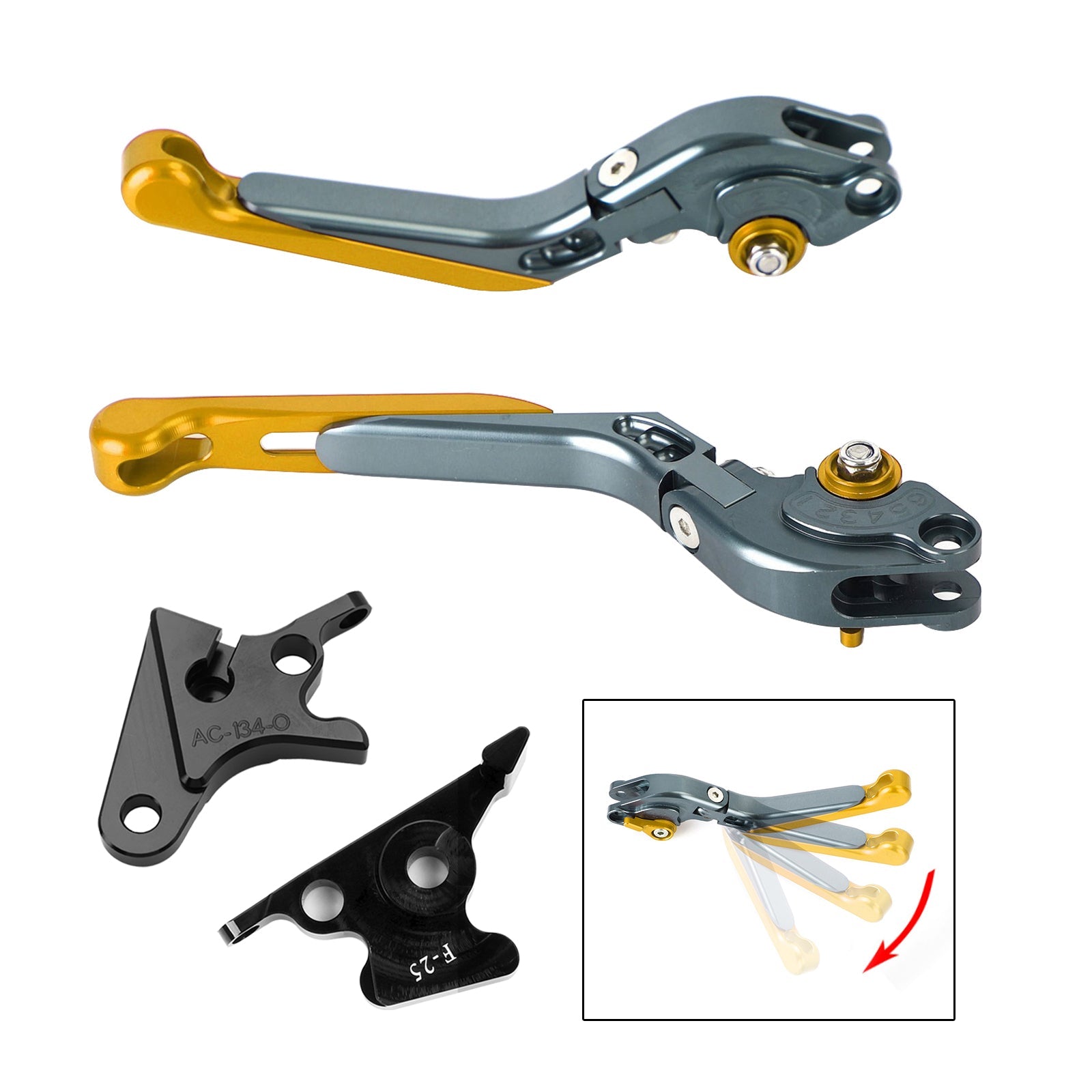 Honda CB350 hness gb350 CB350 2021-2023에 적합한 조절 식 클러치 브레이크 레버