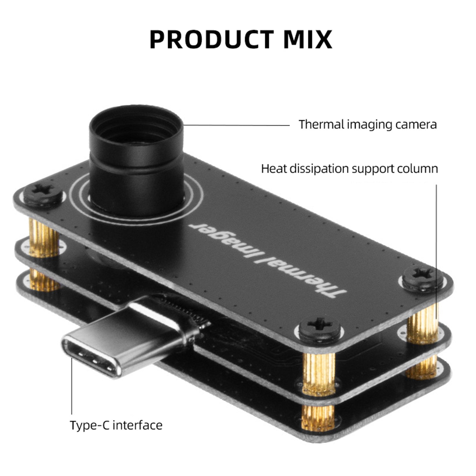 Infrared Thermal Imaging Camera IR Imager USB Type-C For Android Mobile Phone