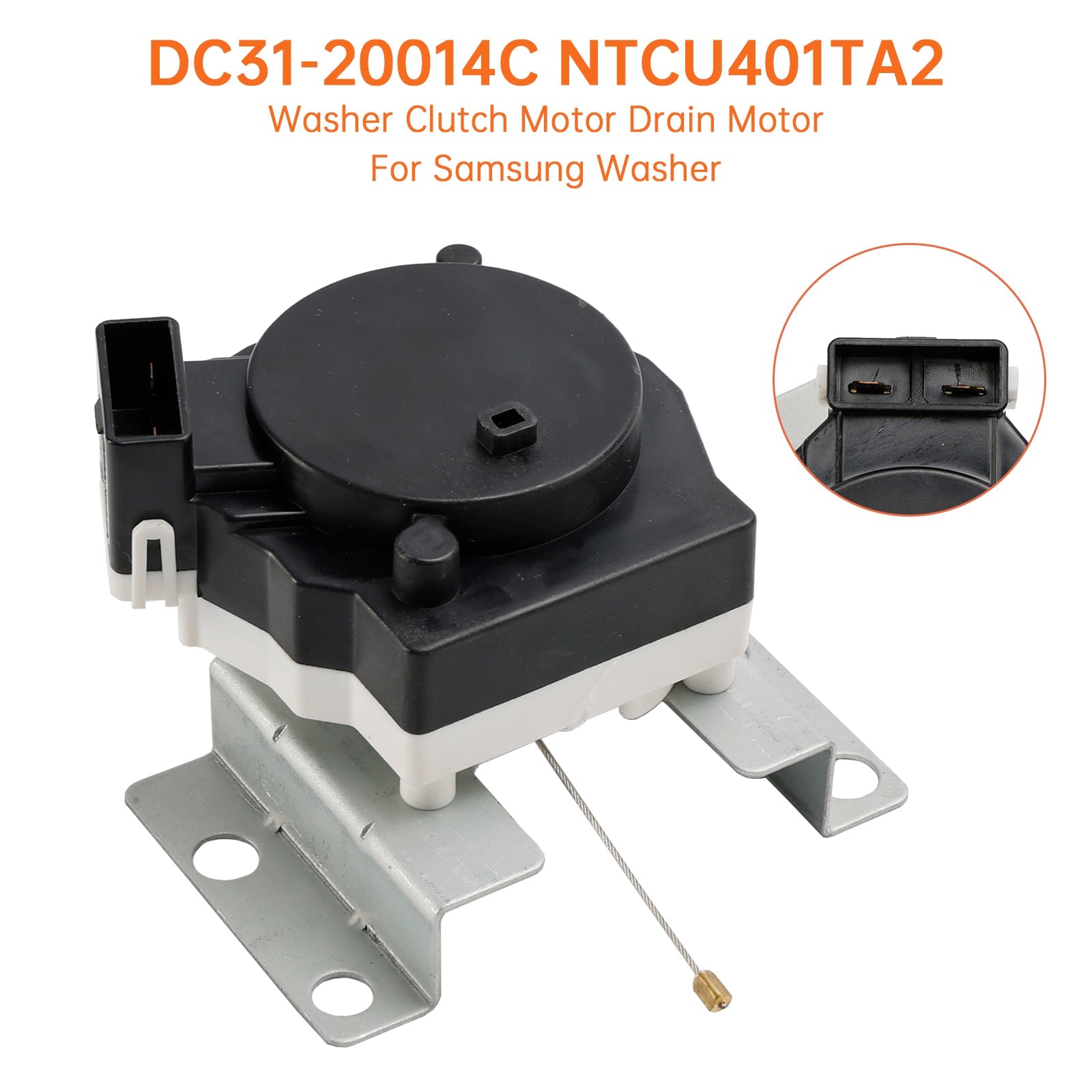 DC31-20014C NTCU401TA2 Washer Clutch Motor Drain Motor for Samsung Washer