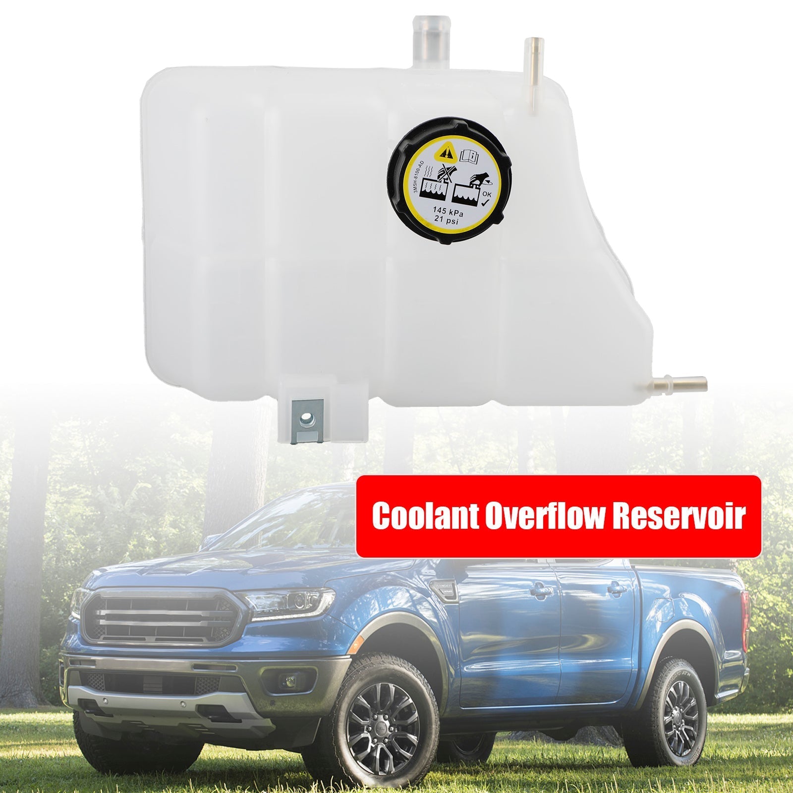 UK0115350 Coolant Overflow Bottle Tank Fit Mazda BT-50 2011-2015 Fit Ford Ranger PX