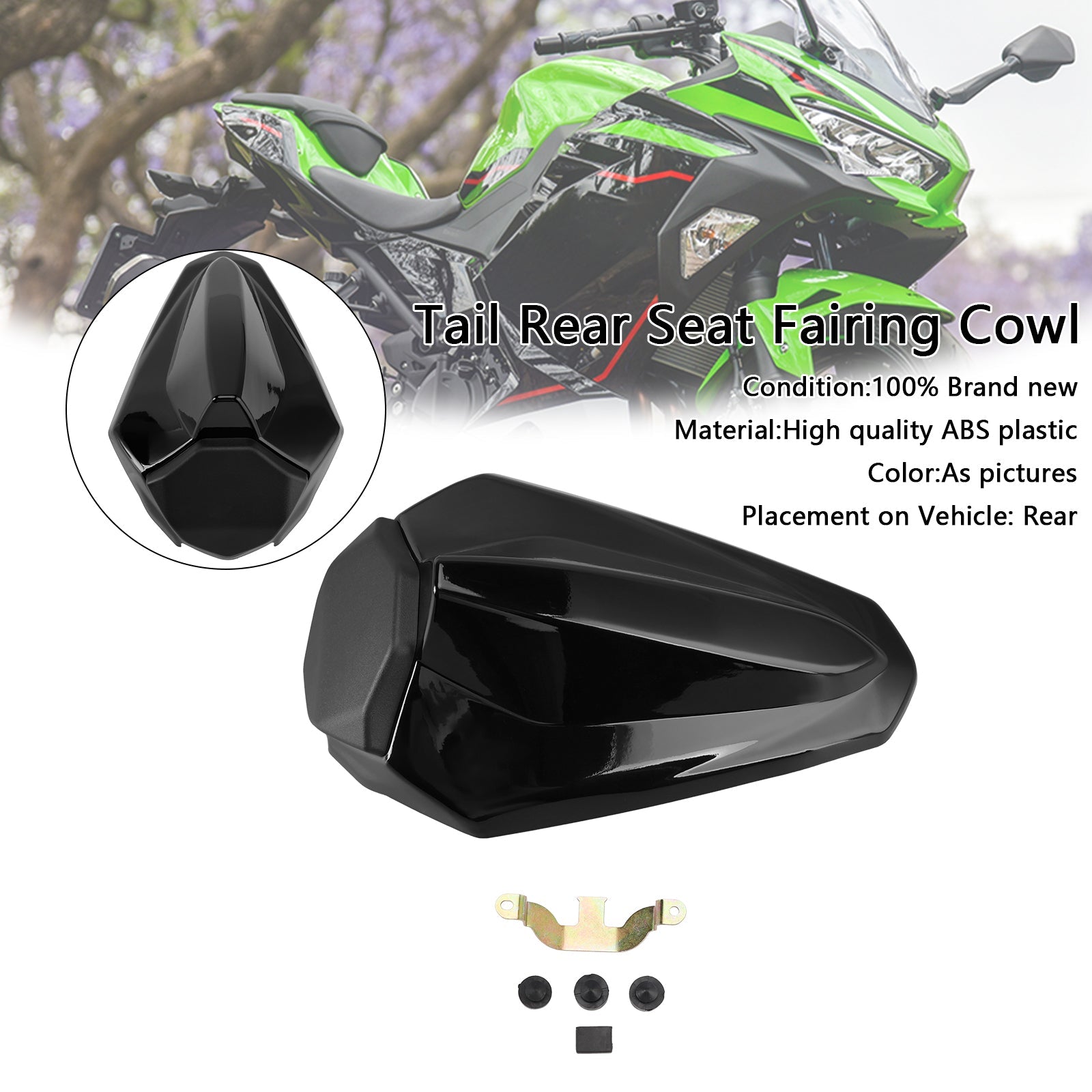 2018-2024 Kawasaki Ninja 400 EX400 Racing Tail Rear Seat Fairing Cowl