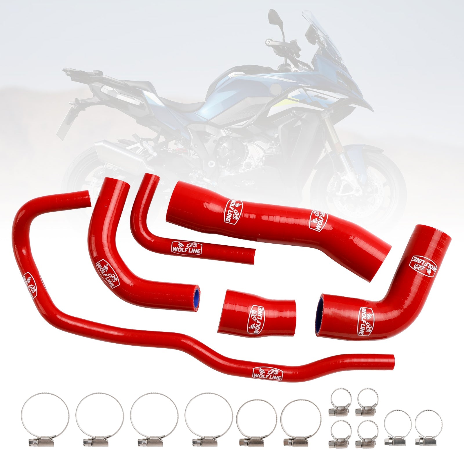 Silicone Radiator coolant Hose kit For BMW S1000XR 2021-2024