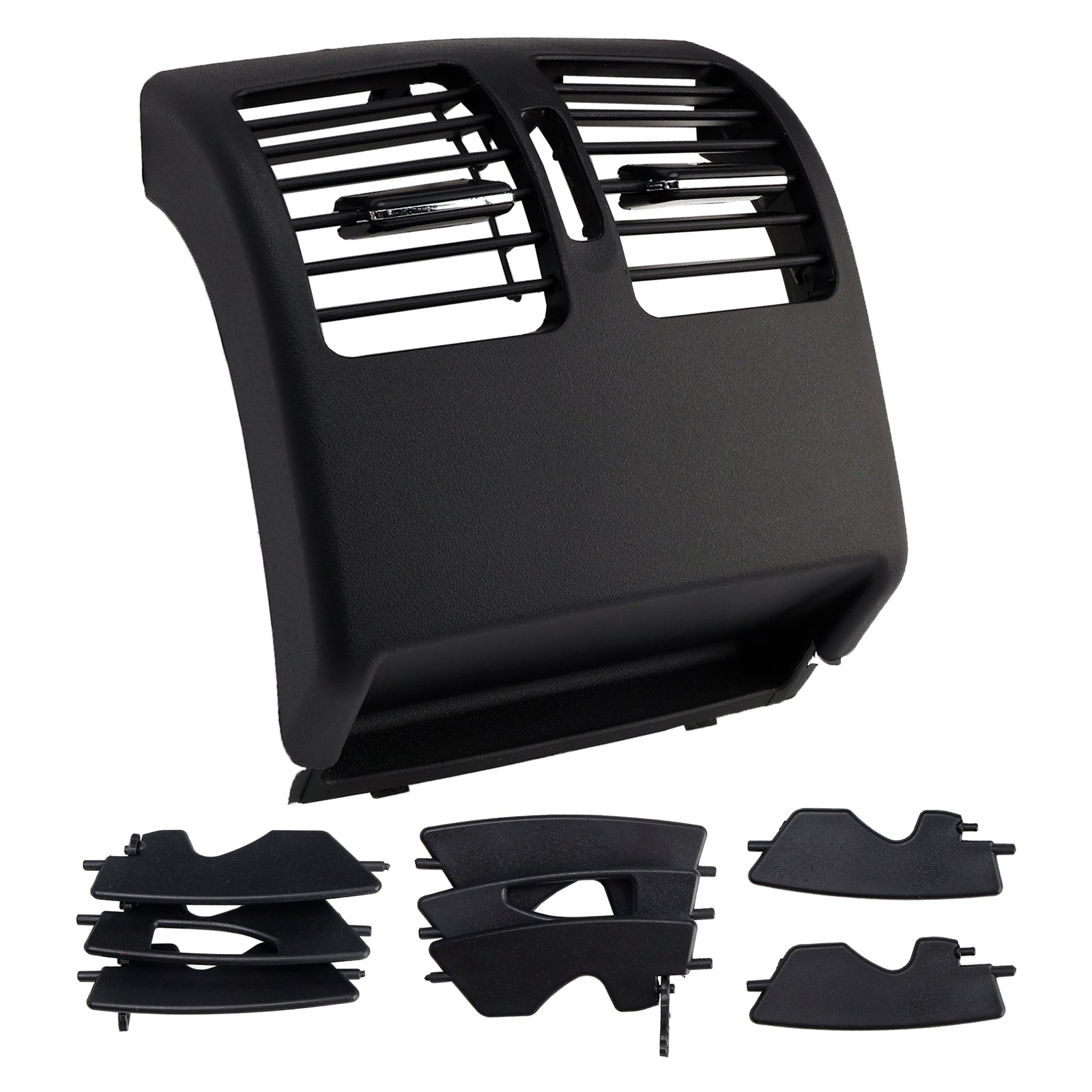 2007-2014 Mercedes Benz C-Class W204 Rear Center Console Air Vent AC Panel Cover Black