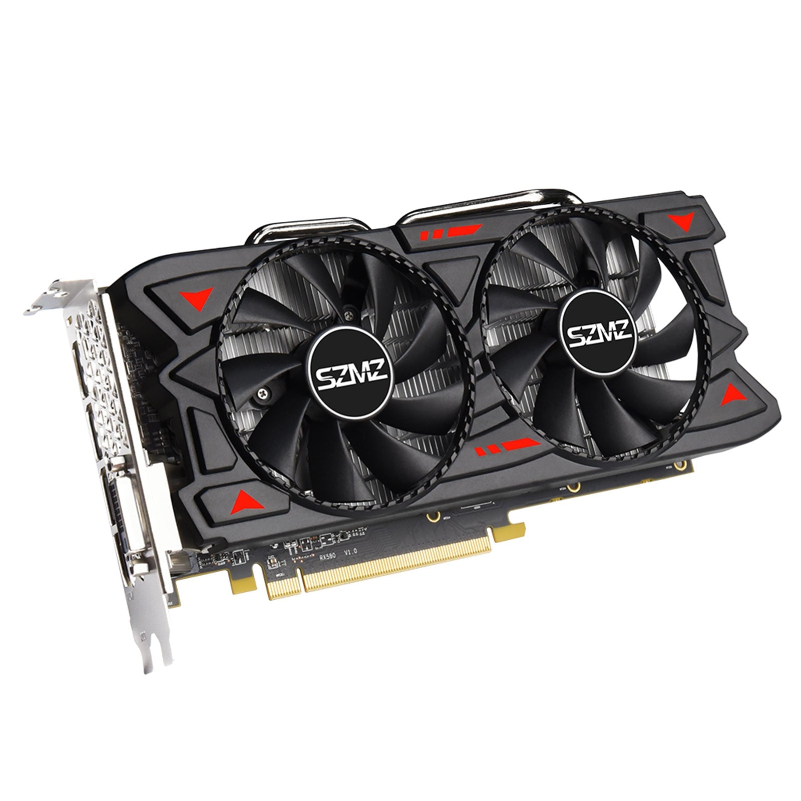 RX580 8G Dual Fans Independent Graphics Card Desktop Computer Lighting Card