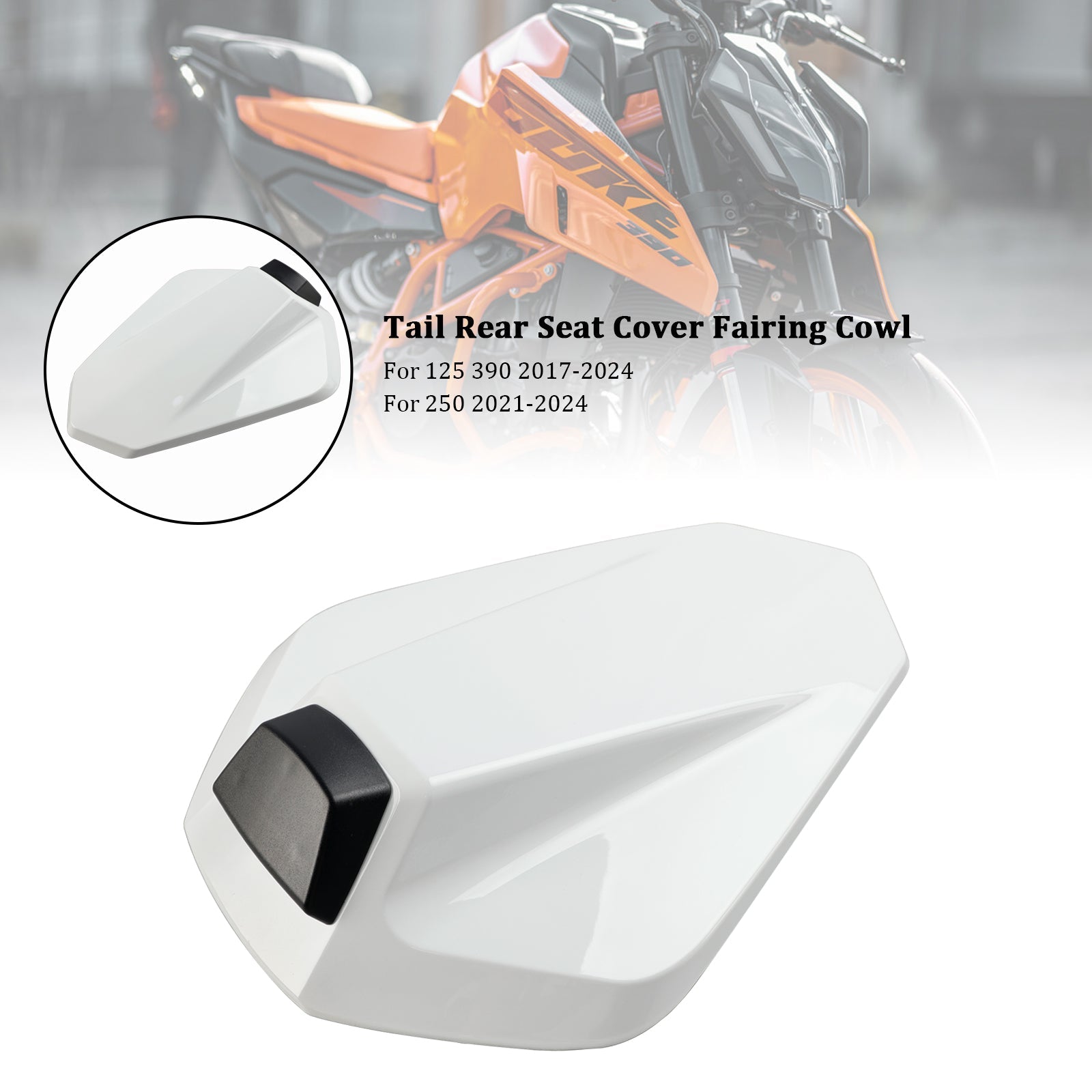 Tail Rear Seat Cover Fairing Cowl For 125 250 390 2017-2024