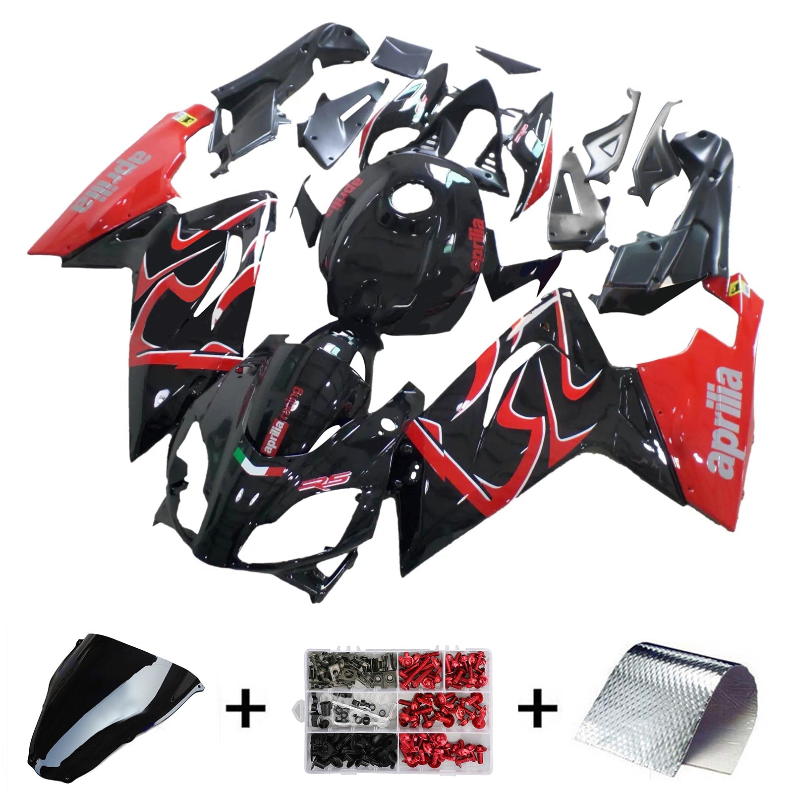 Amotopart Aprilia RS125 2006-2011 Fairing Kit Bodywork Plastic ABS