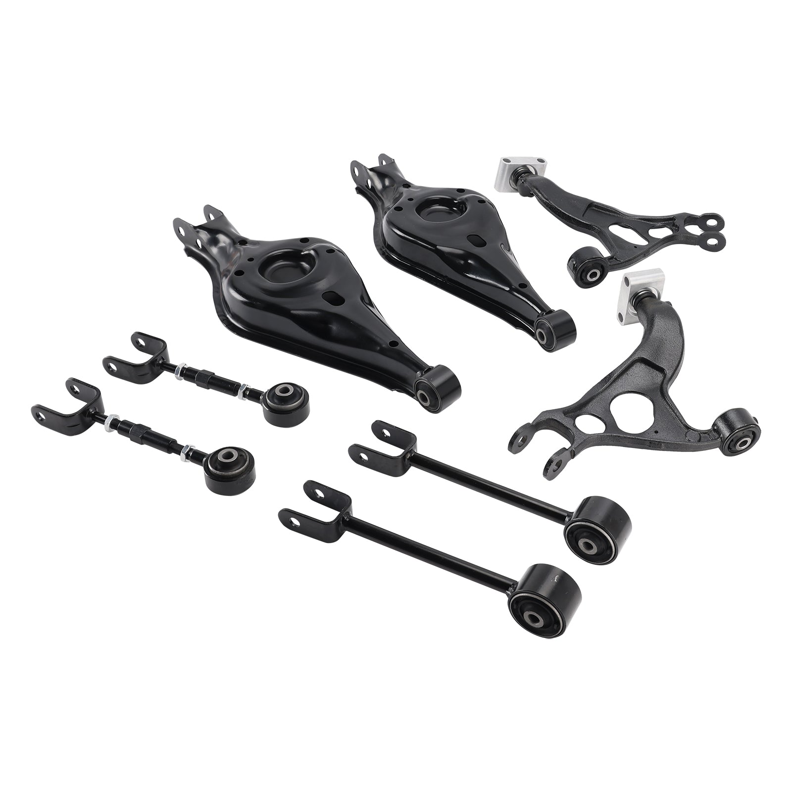 8Pcs Rear Suspension Upper & Lower Control Arms for Ford Explorer 2011-2019