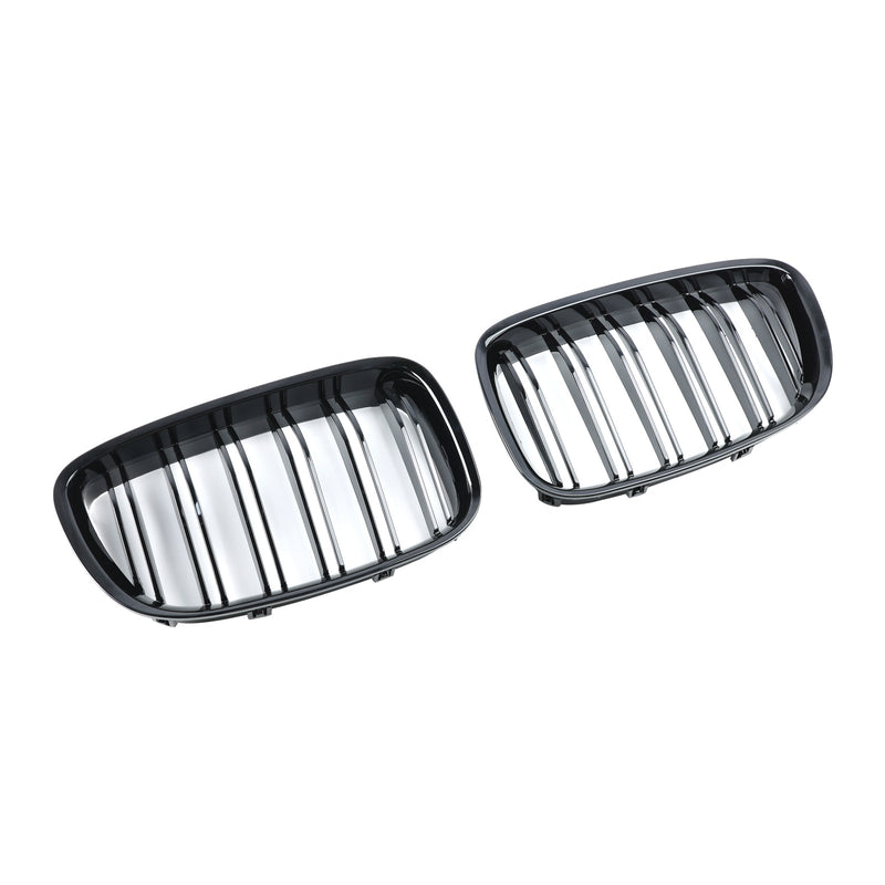 BMW 5 Series GT F07 2009-2017 Gloss Black Front Kidney Grille Grill